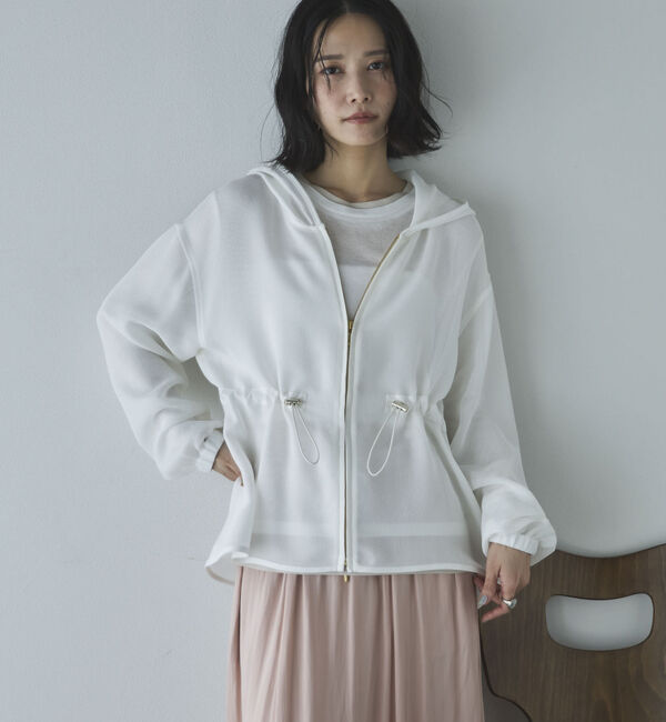 Doux archives「ウエストドロストメッシュパーカー」|その他|