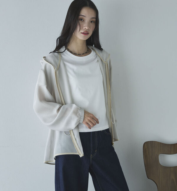 Doux archives「ウエストドロストメッシュパーカー」|その他|