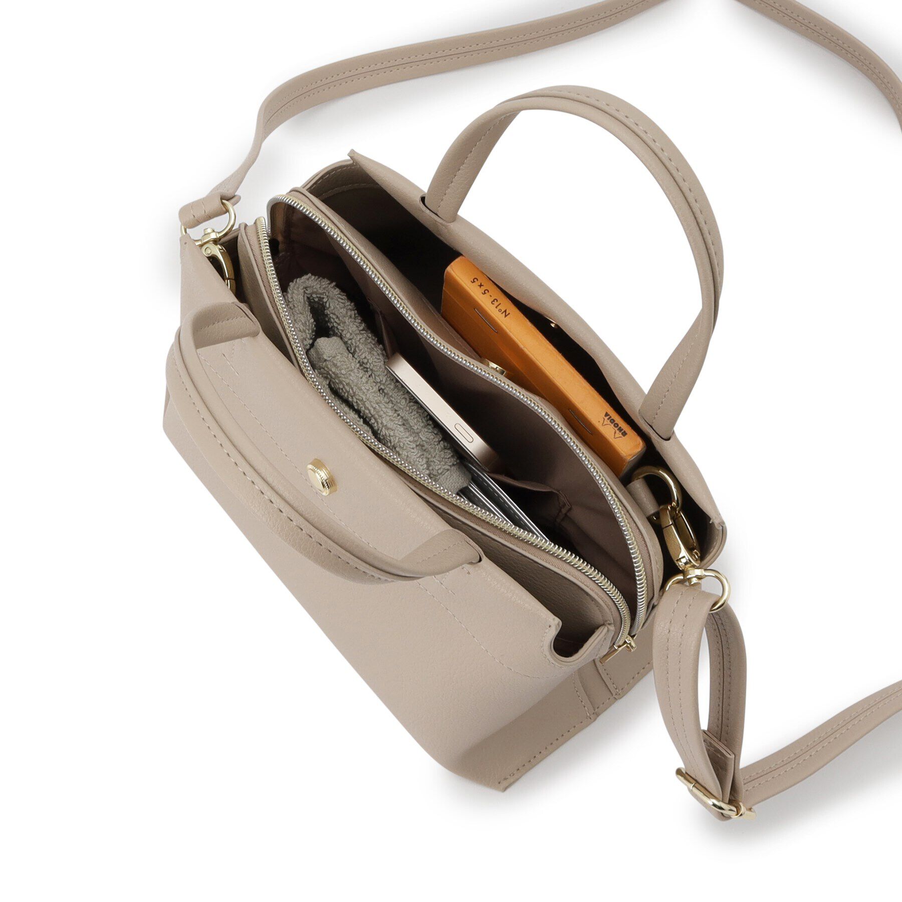 SHOO･LA･RUE「【セレモニー/2WAY】三層ミニトートバッグ」|トートバッグ|