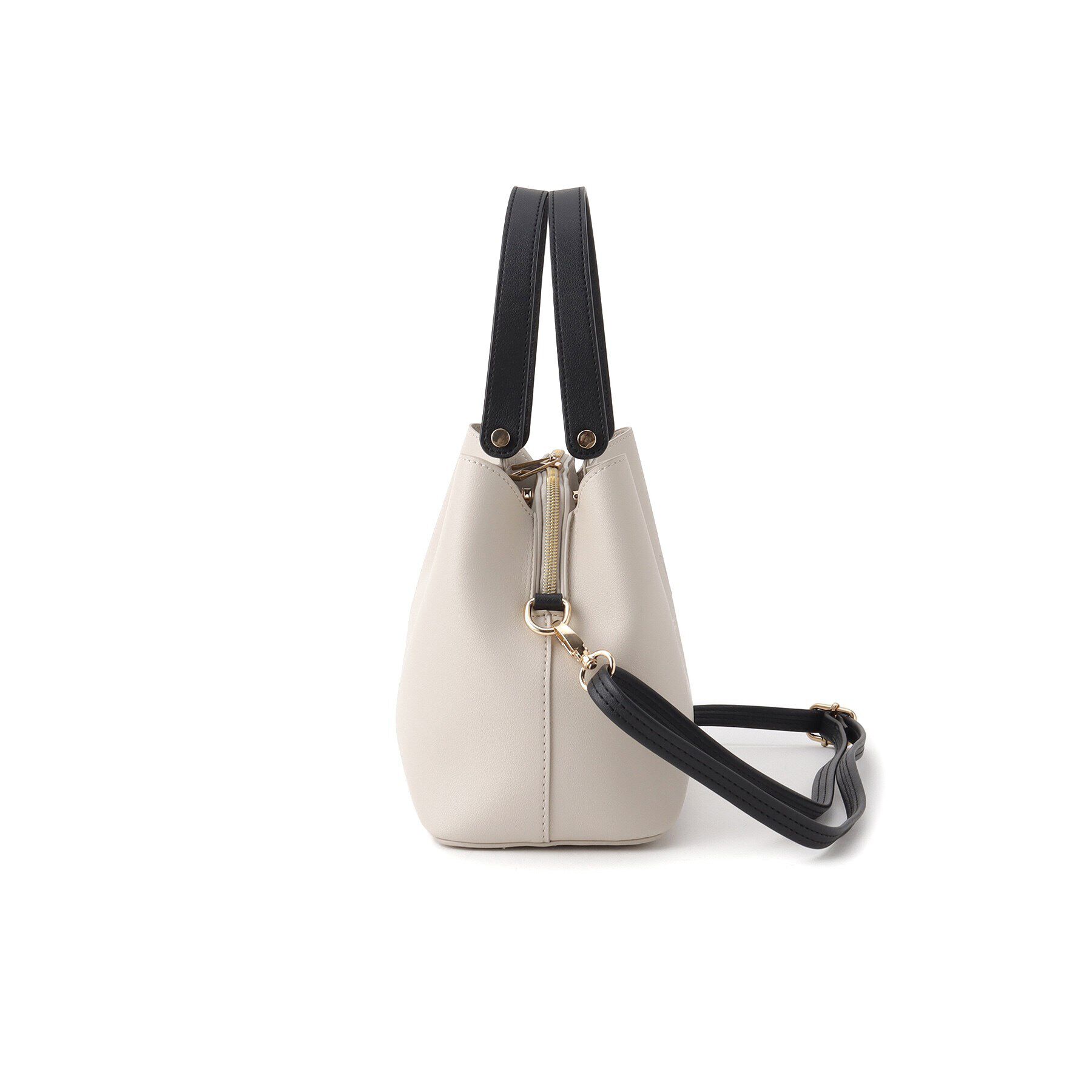 SHOO･LA･RUE「【通勤/セレモニー/2WAY】フロントバー金具3層トート」|トートバッグ|