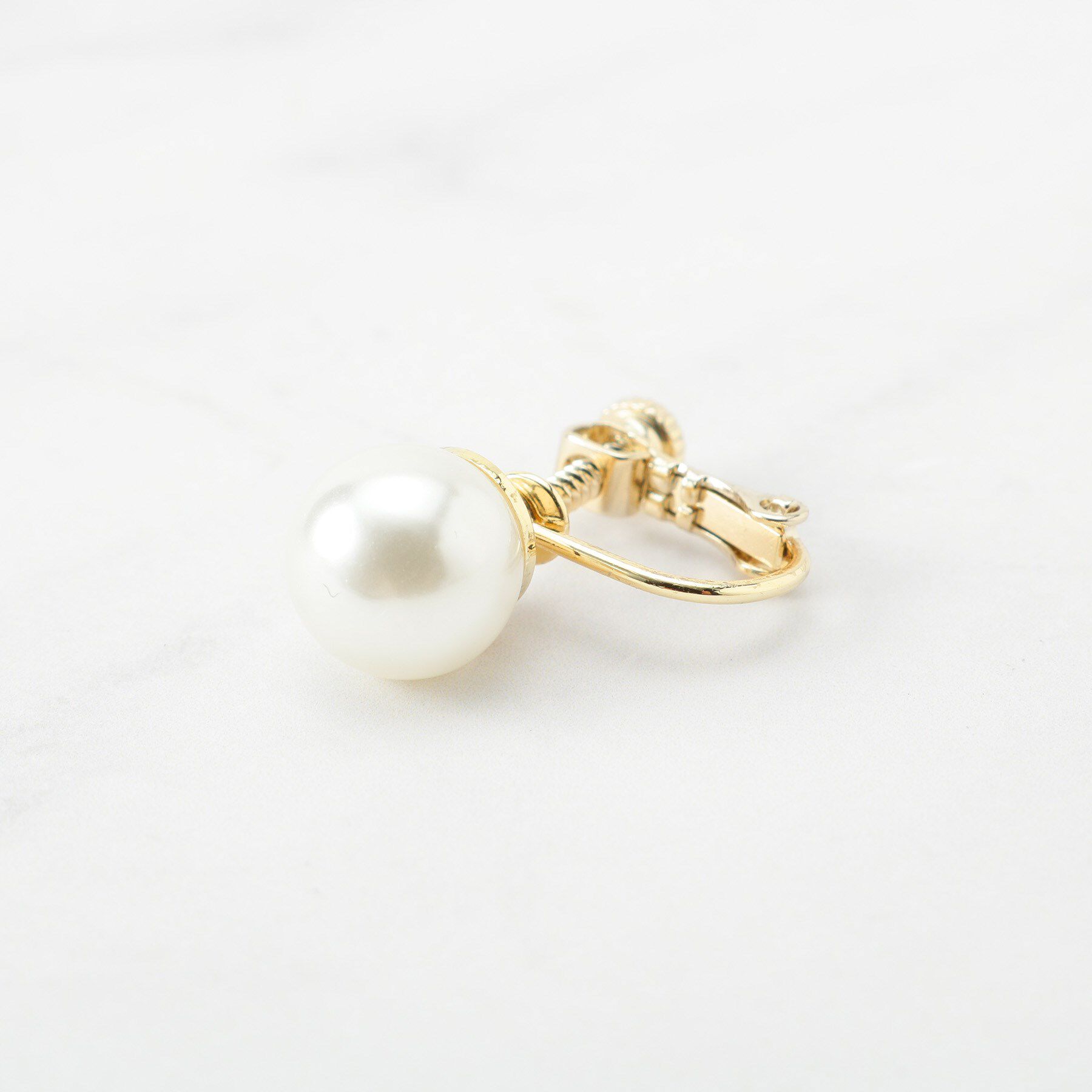 SHOO･LA･RUE「【セレモニー／2点セット】シンプルフェイクパールネックレス＆イヤー」|ネックレス|