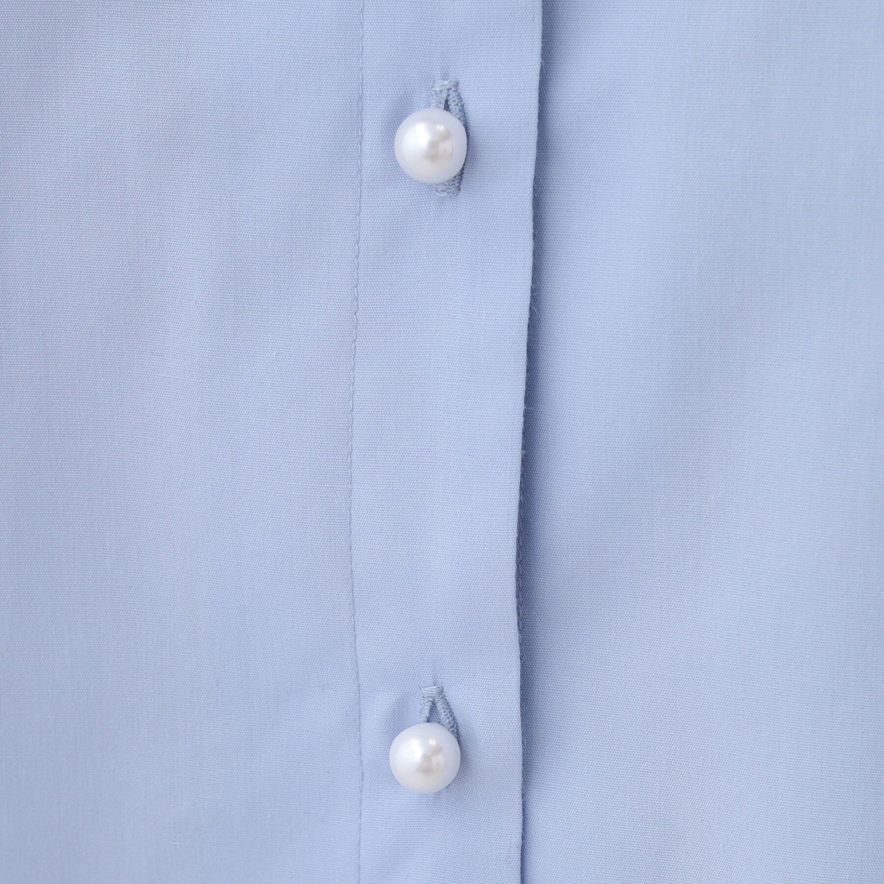 SHOO･LA･RUE「【S-LL】お顔回りを華やかに リボンタイブラウス」|シャツ・ブラウス|