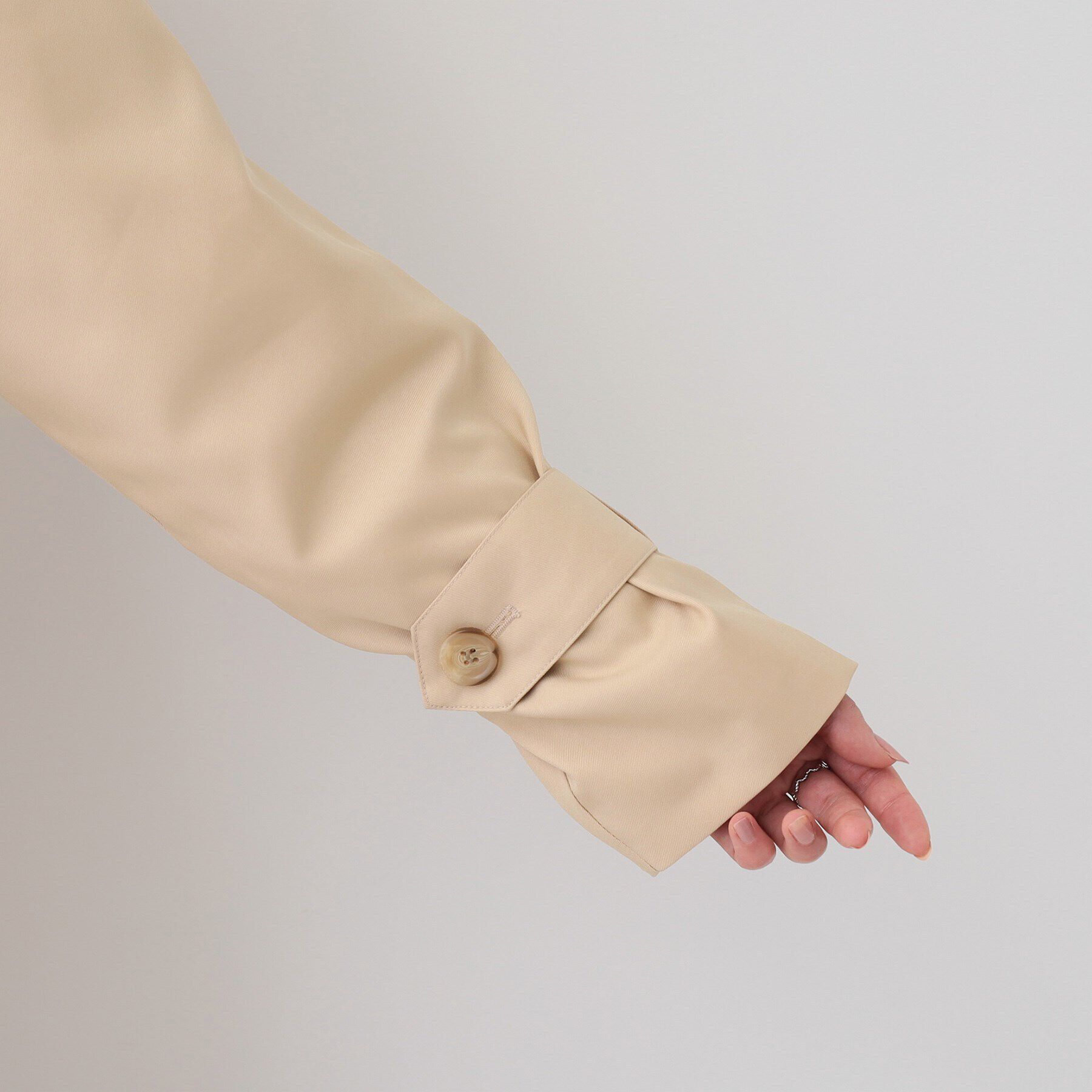 SHOO･LA･RUE「【S-LL/防花粉/撥水】ミドル丈トレンチコート」|トレンチコート|