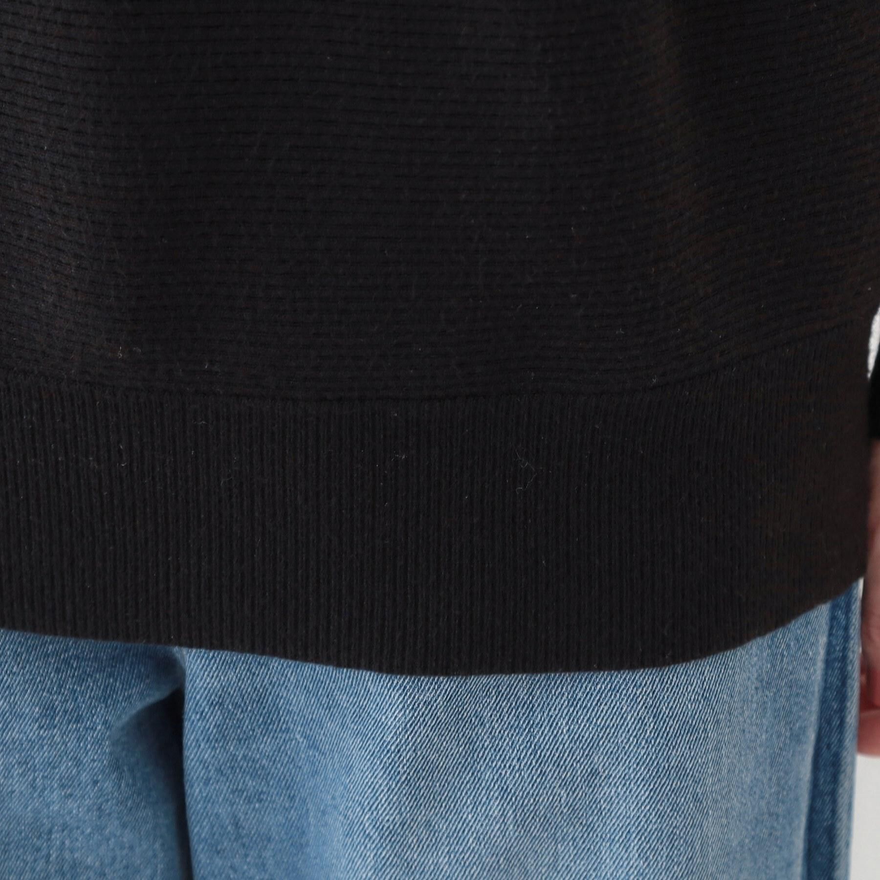 SHOO･LA･RUE「【洗える】大人の上品コーデに お袖ビジュー釦付きリブドルマンニット」|ニット・セーター|