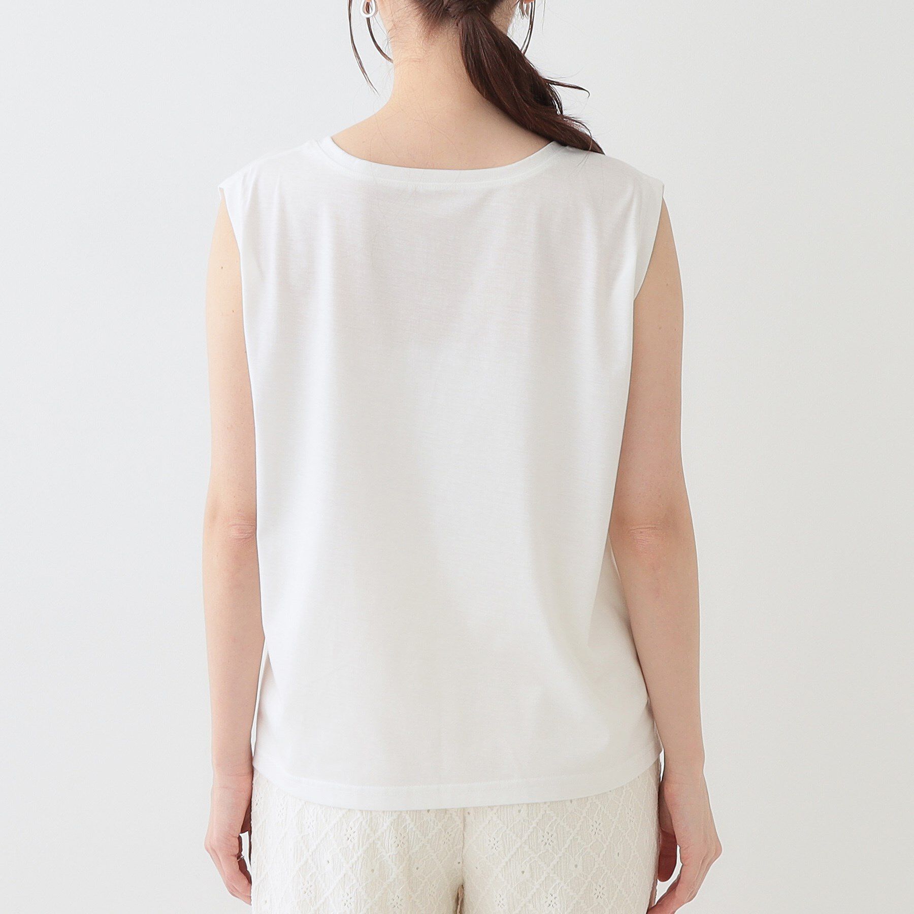 SHOO･LA･RUE「【2点セット】インせず着られるシアーニット＋タンクトップ」|その他|