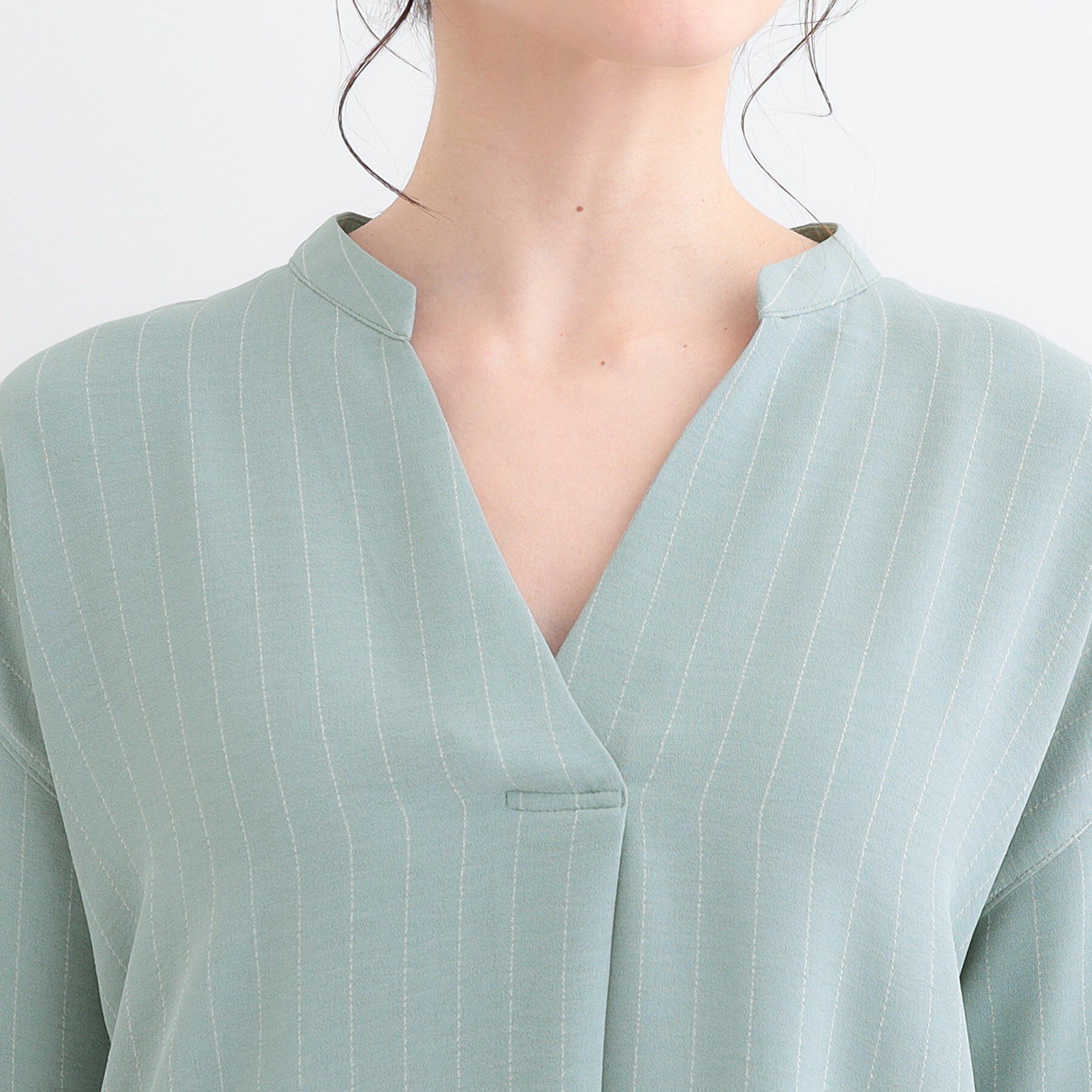 SHOO･LA･RUE「【洗える/S-LL】さらさらタッチが心地よい ゆったりチュニック」|チュニック|