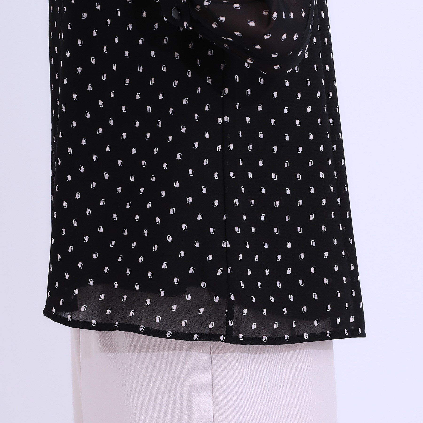 SHOO･LA･RUE「【S-LL】首元ギャザーが大人上品な シフォンブラウス」|シャツ・ブラウス|