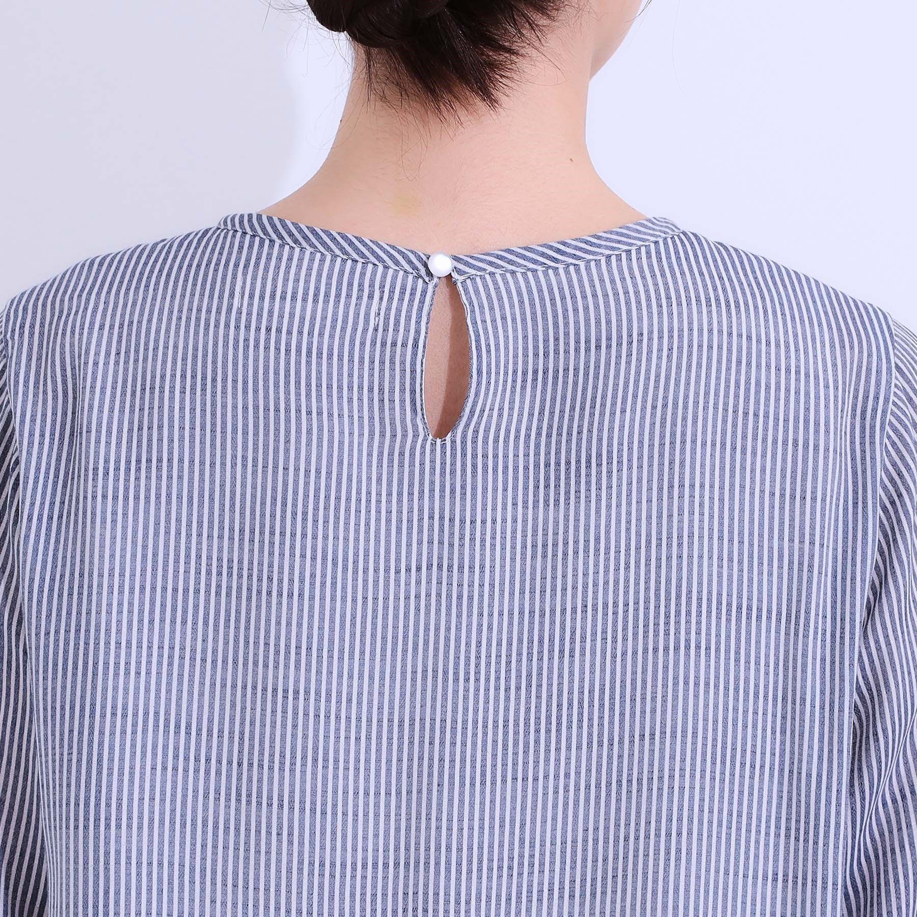 SHOO･LA･RUE「【洗える/S-LL】一枚でサマ見え お袖折り返し 裾レイヤードトップス」|Tシャツ・カットソー|