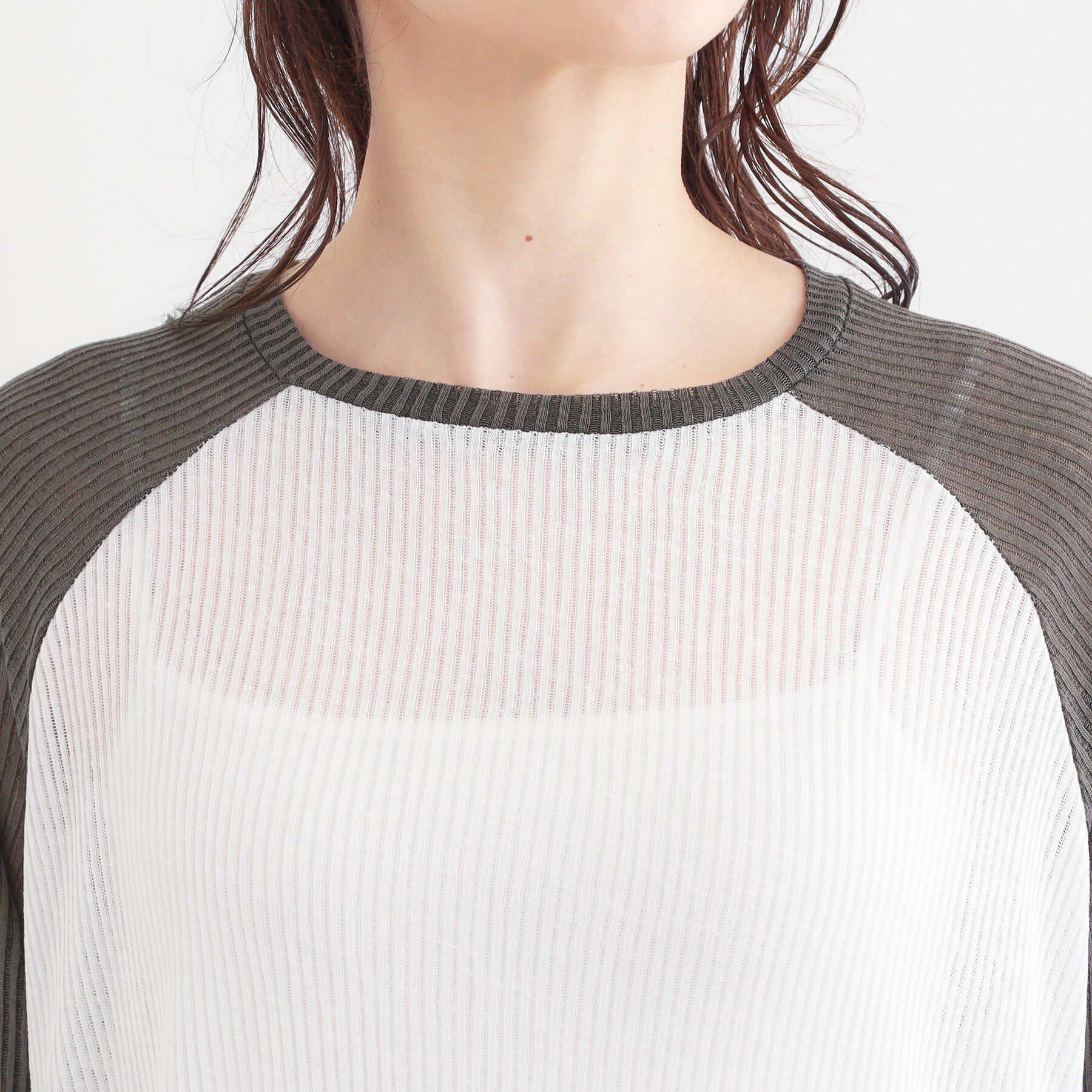 SHOO･LA･RUE「【S-LL】シアーラグランロンT」|Tシャツ・カットソー|