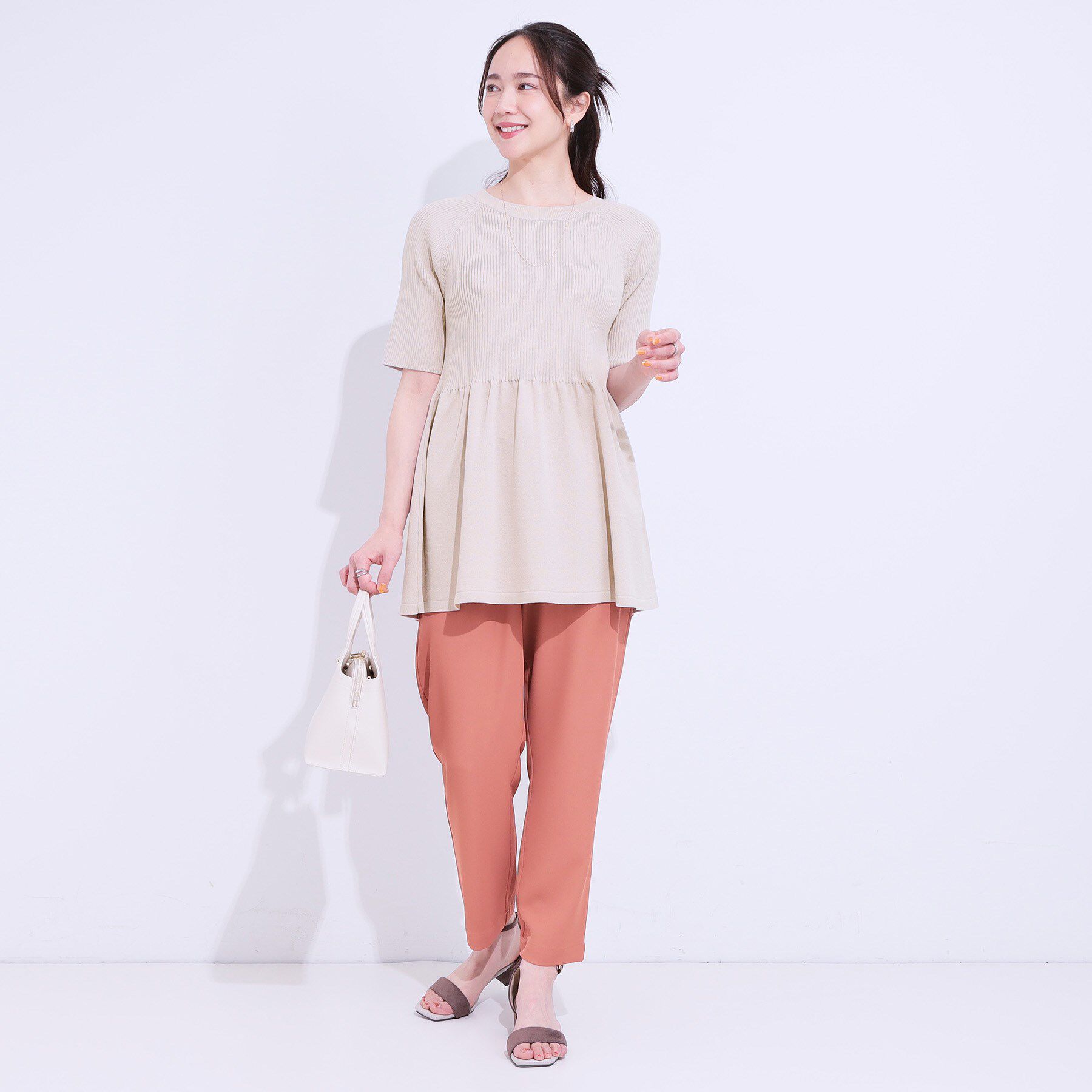 SHOO･LA･RUE「ペプラムニットトップス」|ニット・セーター|