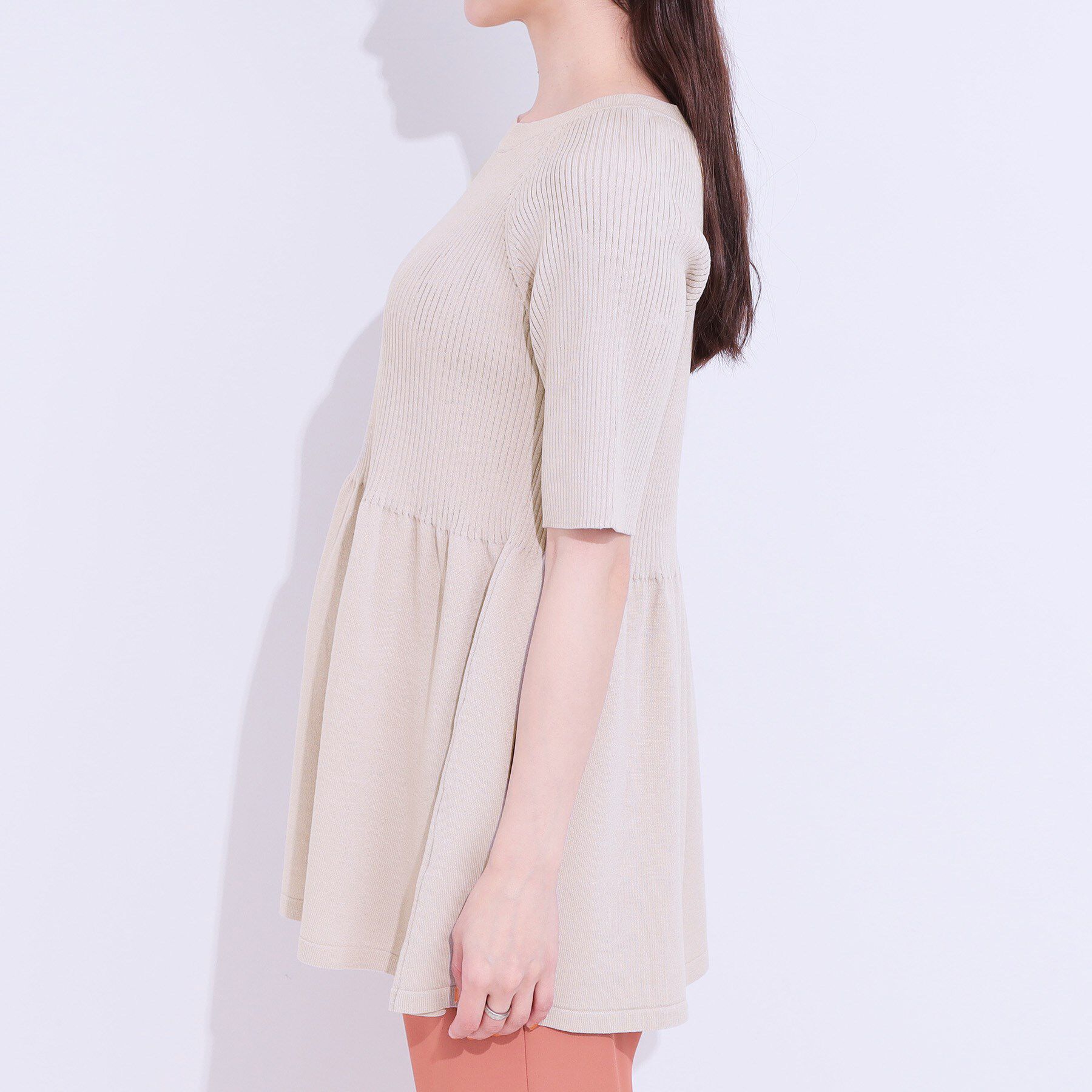 SHOO･LA･RUE「ペプラムニットトップス」|ニット・セーター|