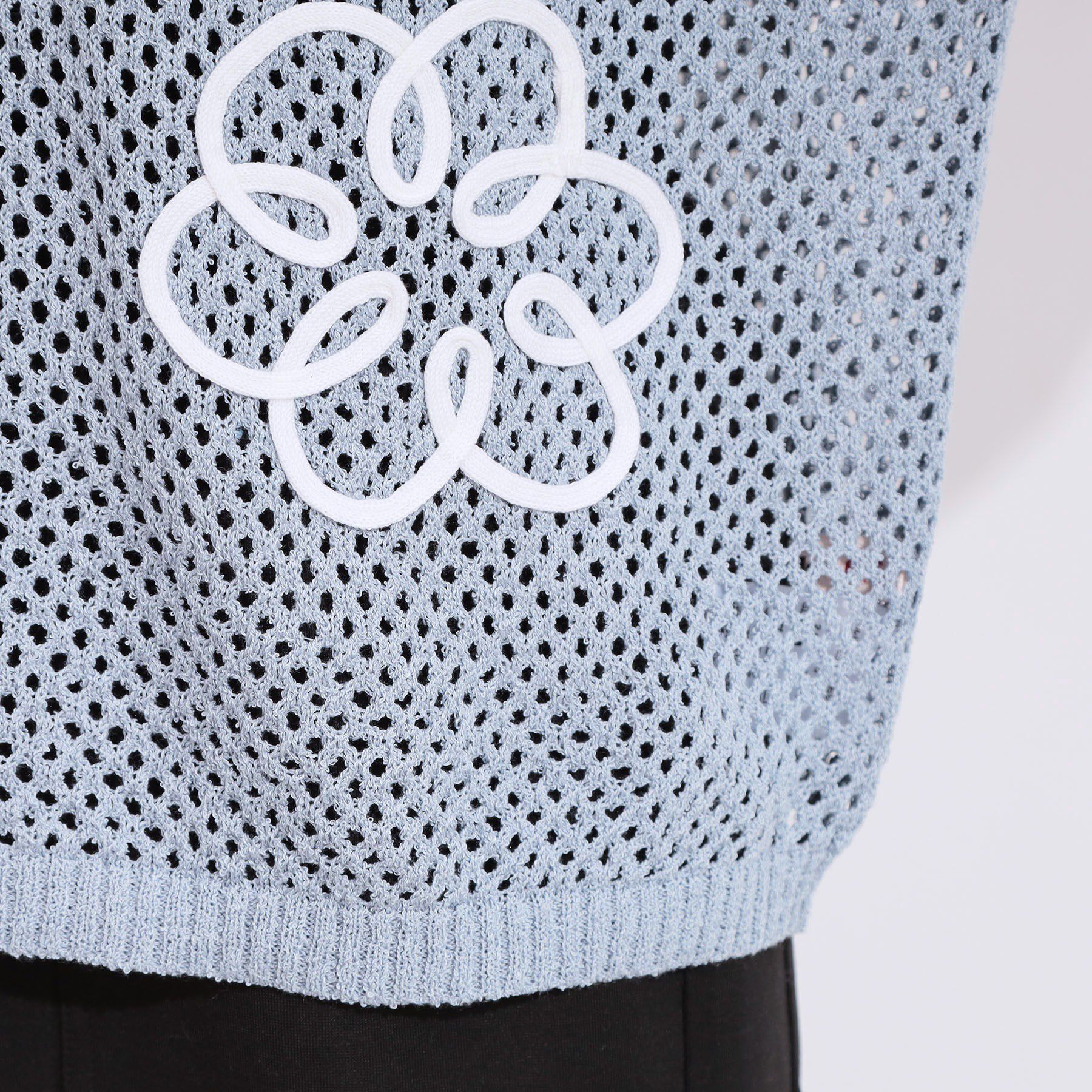 SHOO･LA･RUE「柄コード刺繍アソート メッシュ2WAYカーデ」|カーディガン|