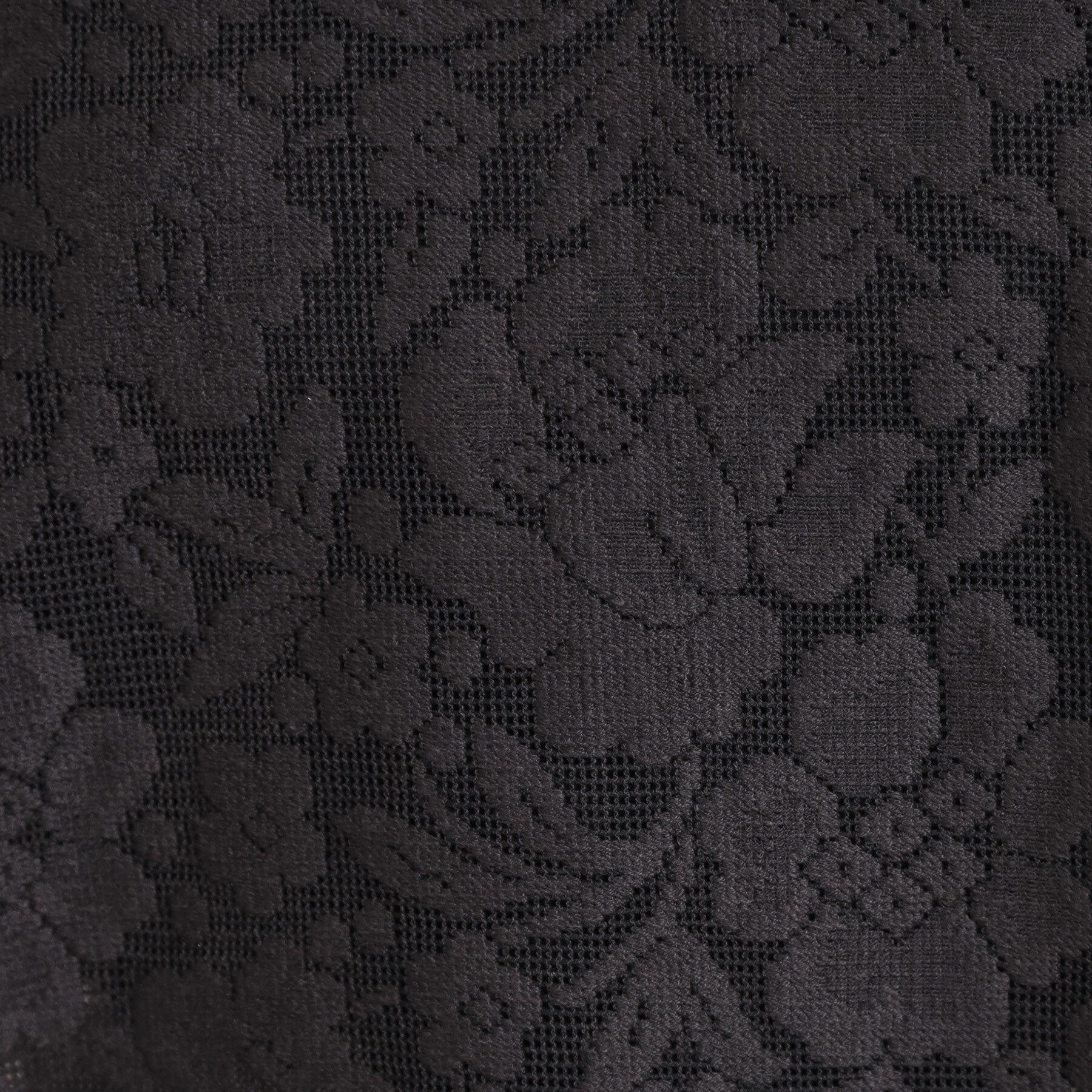 SHOO･LA･RUE「【前後2WAY/S-LL】メッシュ&times;レースがこなれ見え リボントップス」|Tシャツ・カットソー|