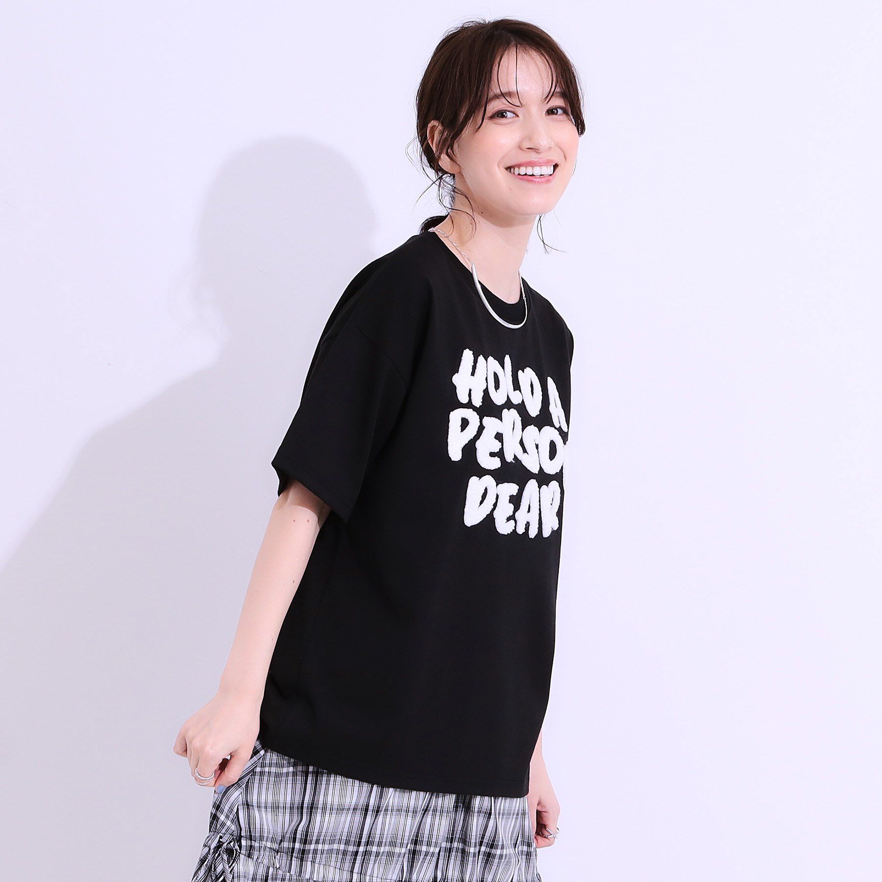 SHOO･LA･RUE「【洗える/S-LL】サガラ刺繍アソートTシャツ」|Tシャツ・カットソー|