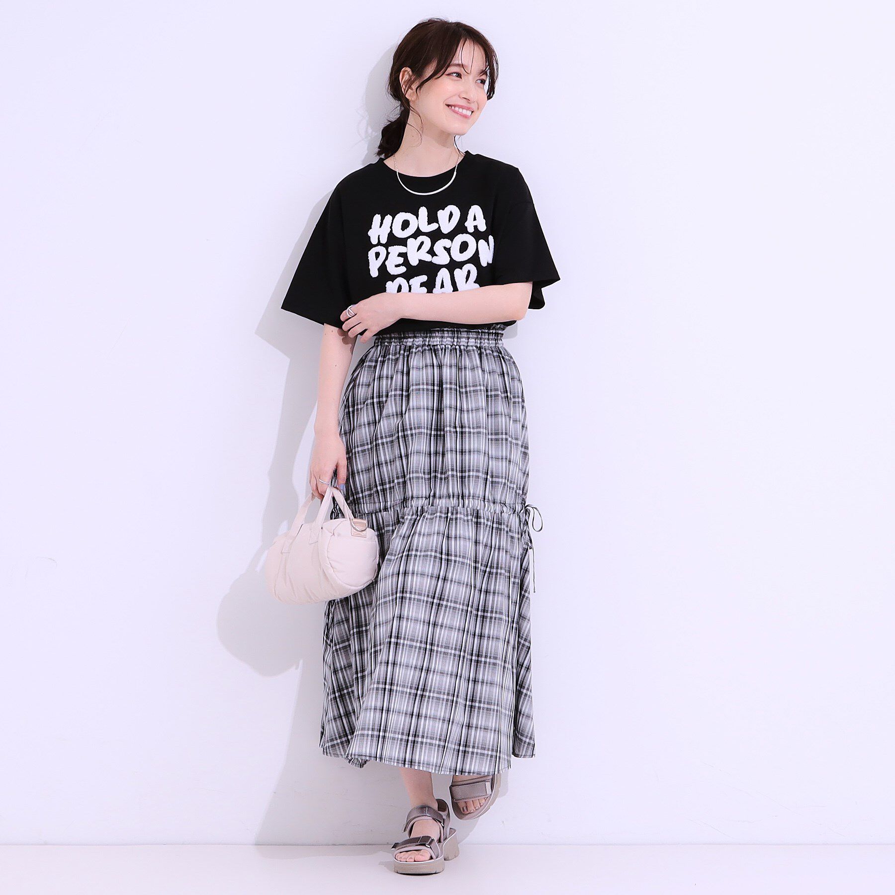 SHOO･LA･RUE「【洗える/S-LL】サガラ刺繍アソートTシャツ」|Tシャツ・カットソー|