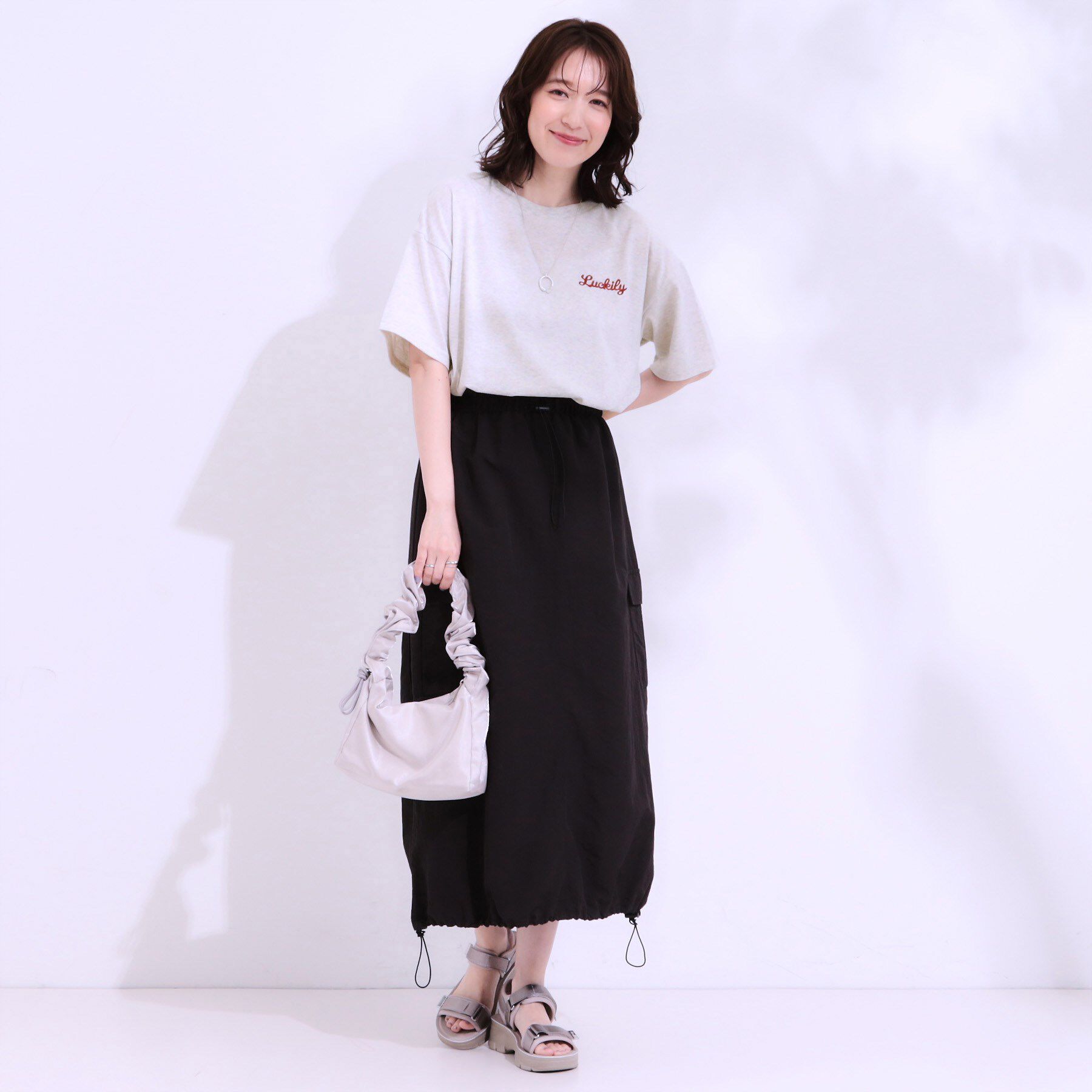 SHOO･LA･RUE「【洗える/S-LL】サガラ刺繍アソートTシャツ」|Tシャツ・カットソー|