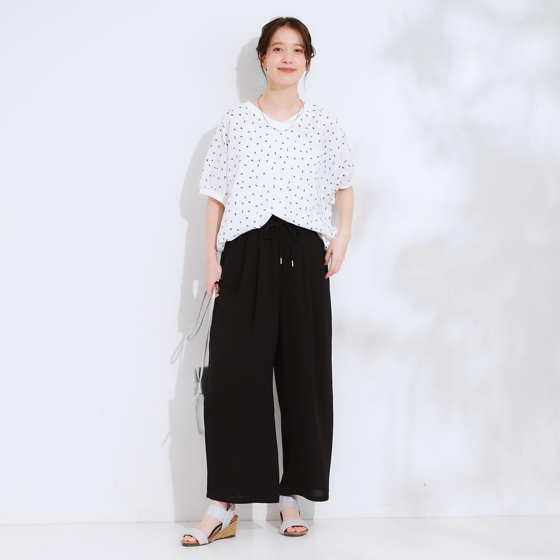 SHOO･LA･RUE「【洗える/前後2WAY】涼しく軽やかな アソートドルマンブラウス」|シャツ・ブラウス|