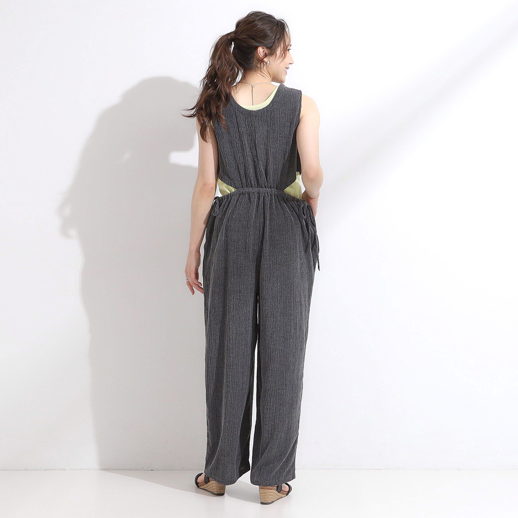 SHOO･LA･RUE「【S-LL/前後2WAY】ノースリーブオールインワン」|オールインワン|