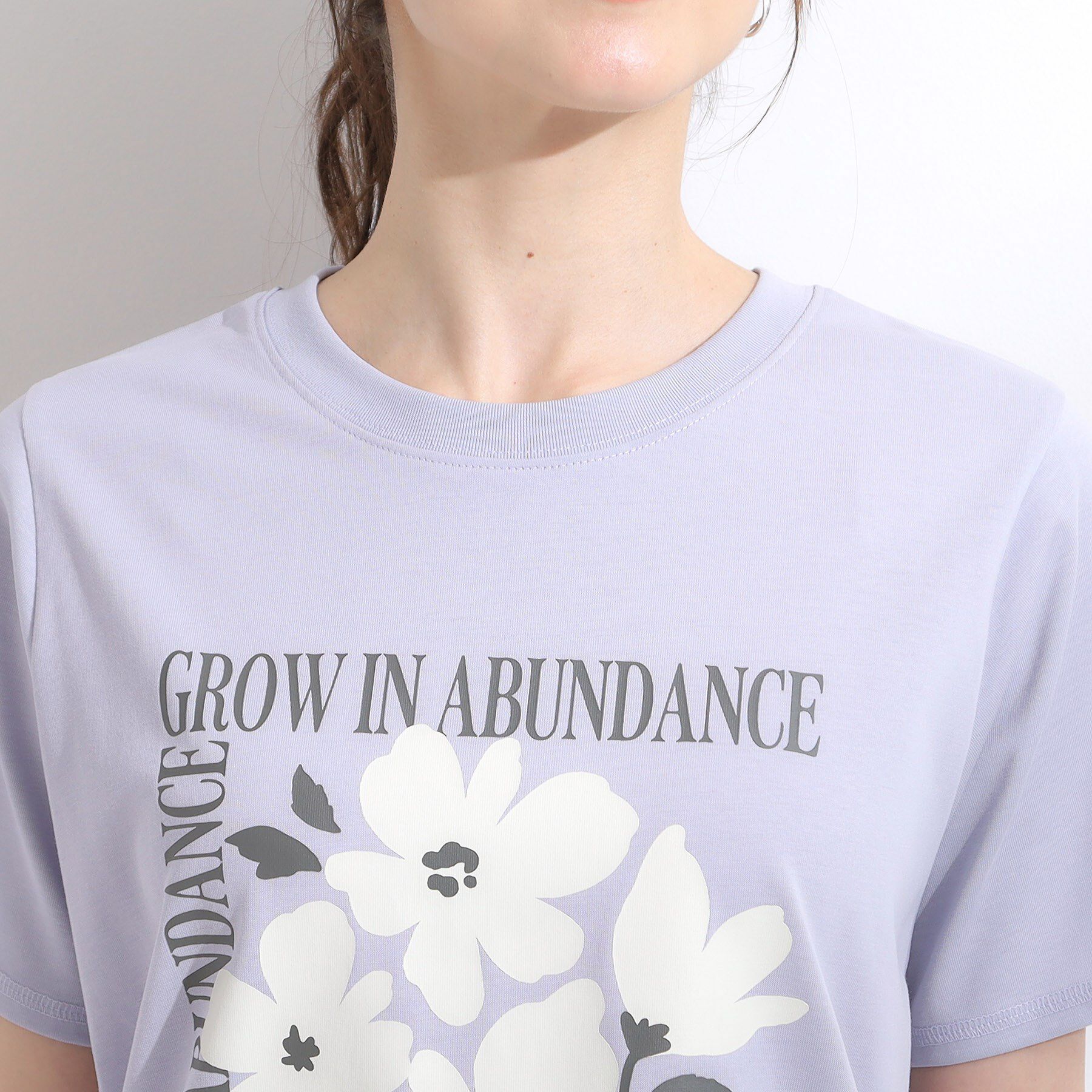 SHOO･LA･RUE「【S-LL/ひんやり/汗ジミ軽減/UVカット】グラフィックアソートTシャツ」|Tシャツ・カットソー|