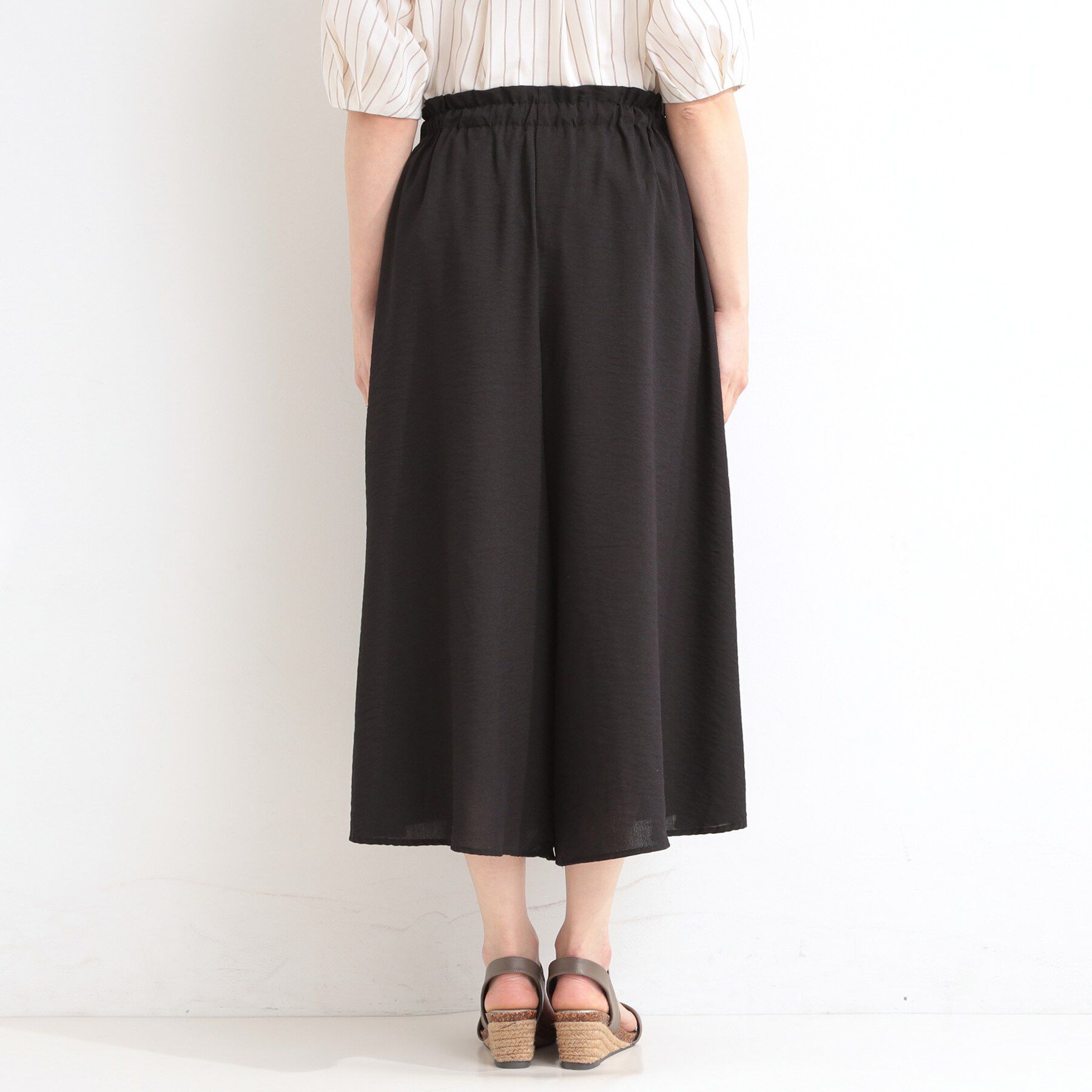 SHOO･LA･RUE「【S-LL/ひんやり】さらっとタッチできれい見え ピンタックスカーチョ」|その他|