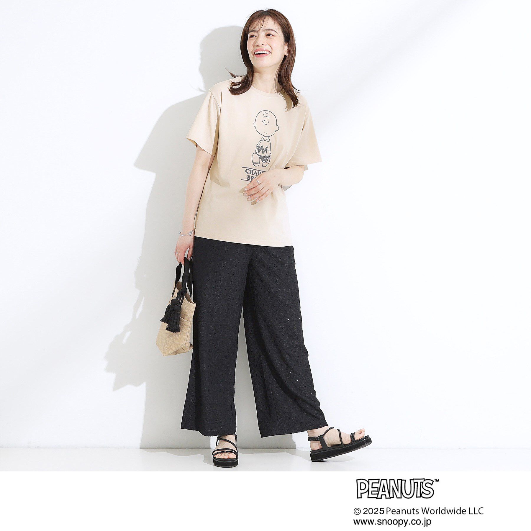 SHOO･LA･RUE「【PEANUTS】ひんやりTシャツ」|Tシャツ・カットソー|