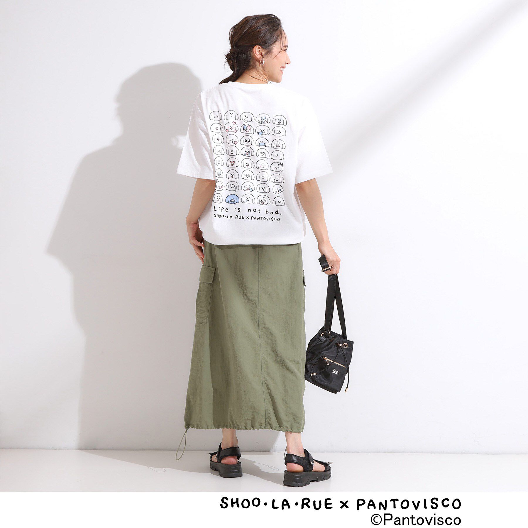 SHOO･LA･RUE「【パントビスコ／ぺろち】プリントTシャツ」|Tシャツ・カットソー|