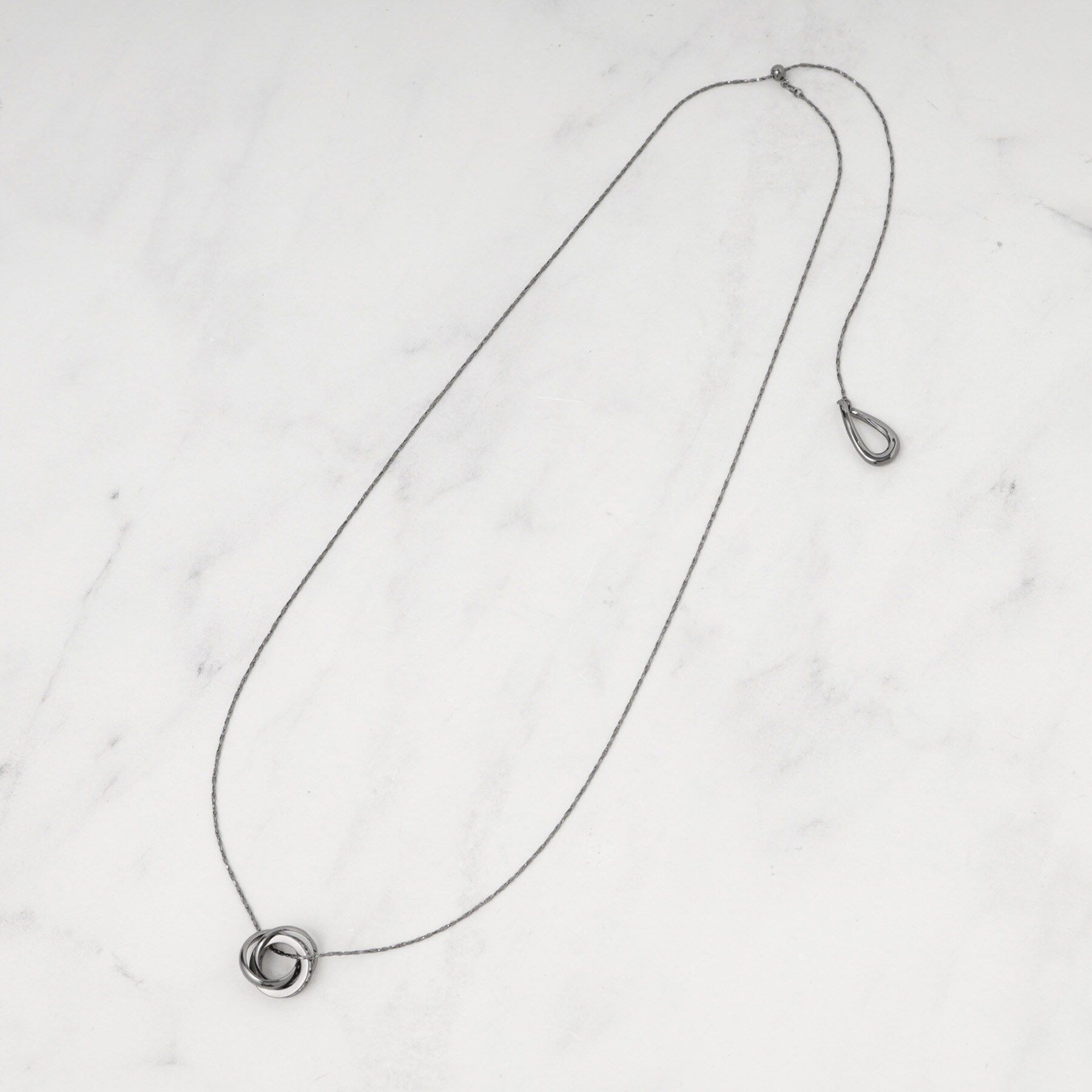 SHOO･LA･RUE「【2WAY】キラキラリングネックレス」|ネックレス|