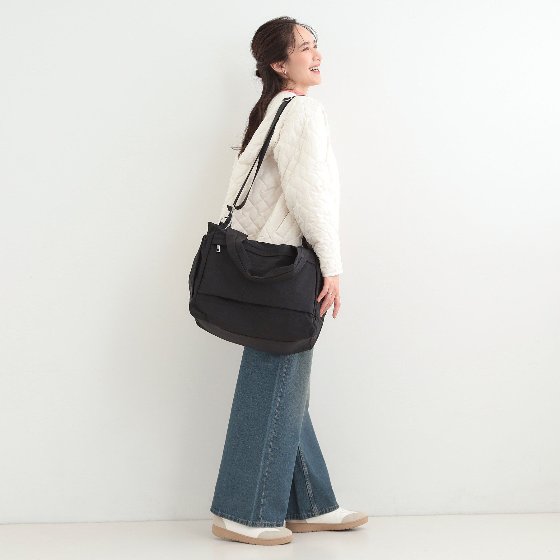 SHOO･LA･RUE「【撥水】トラベルボストンバッグ【キャリーオン】」|ボストンバッグ|