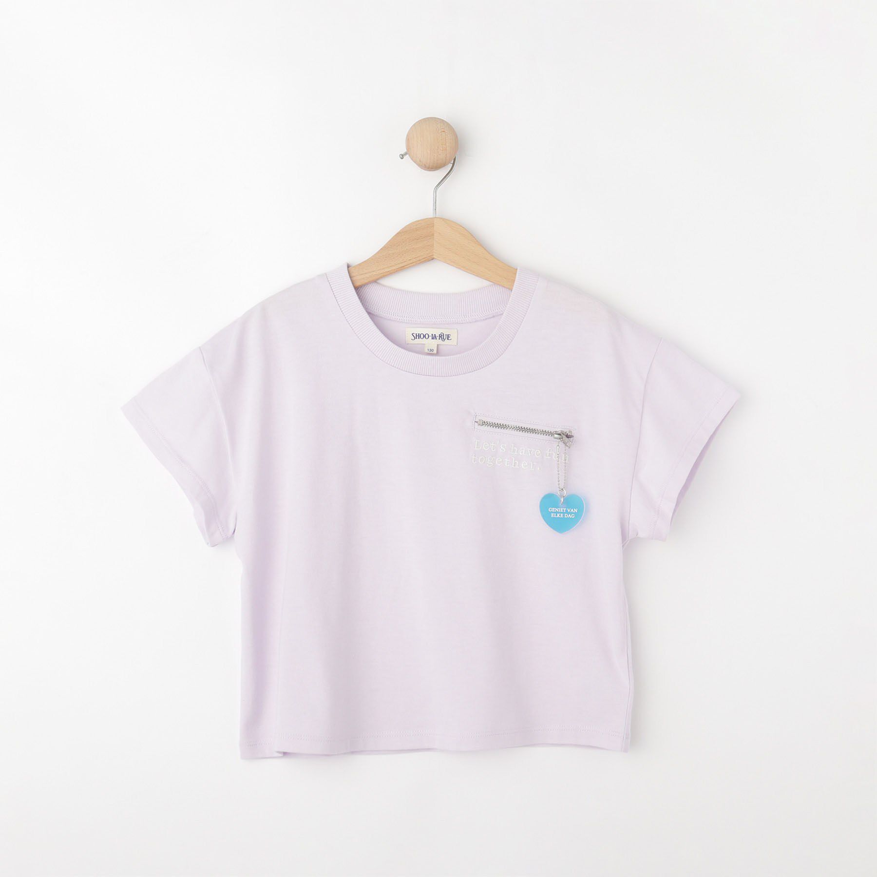 SHOO･LA･RUE「【130-150cm】チャーム付きTシャツ」|Tシャツ・カットソー|