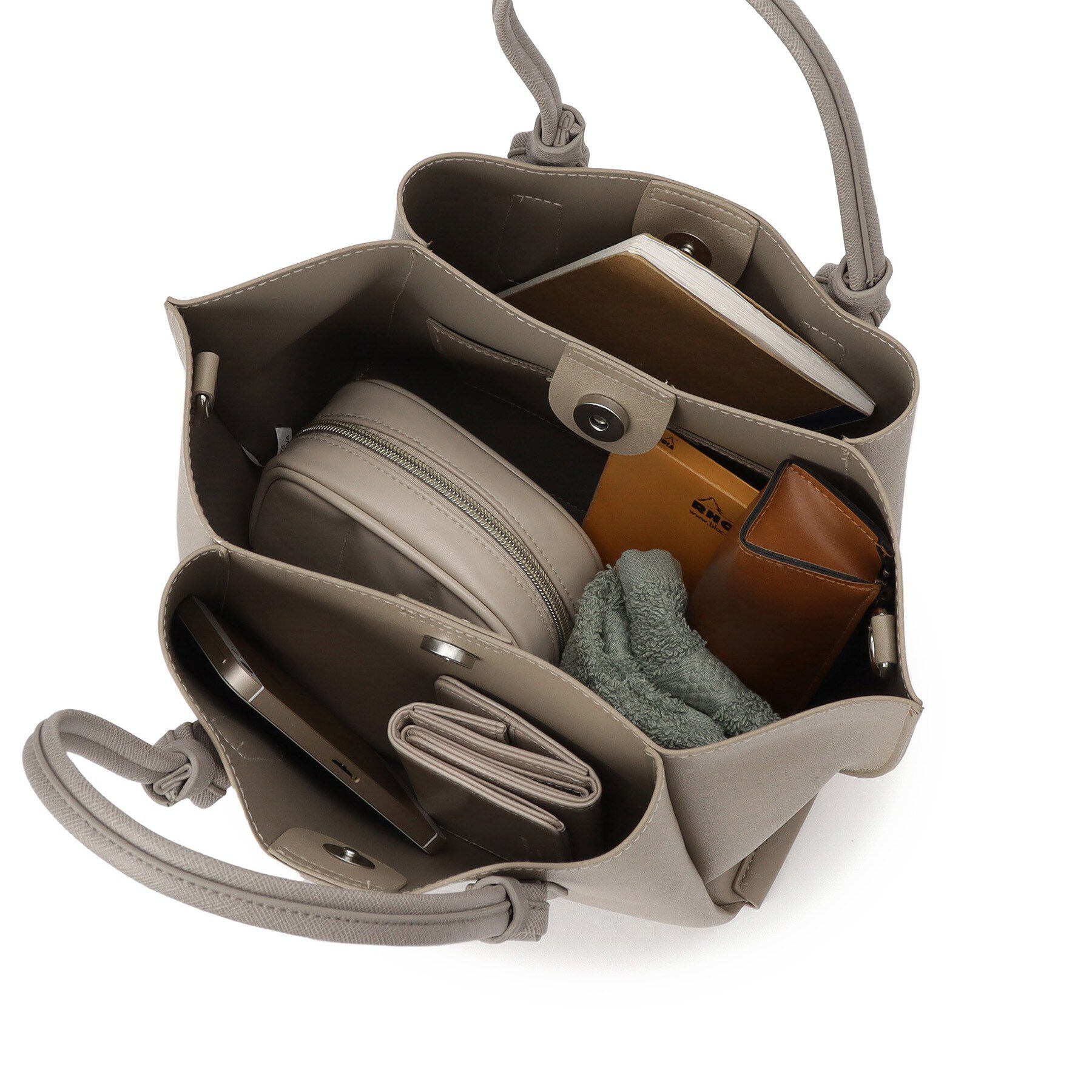 SHOO･LA･RUE「ハンドルカクシボトートバッグ」|トートバッグ|