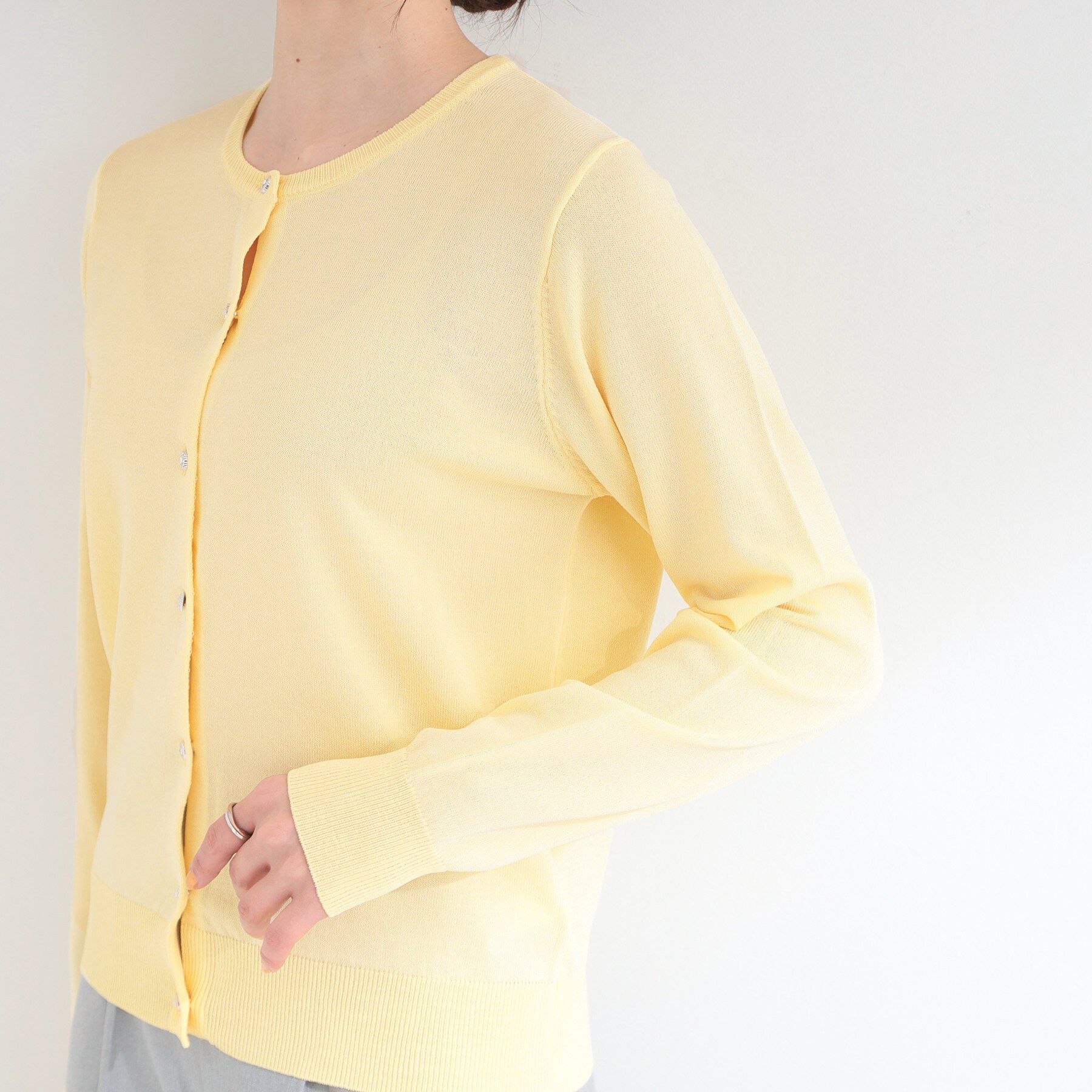 SHOO･LA･RUE「【UV／アンチピリング】マルチボタンカーディガン」|カーディガン|