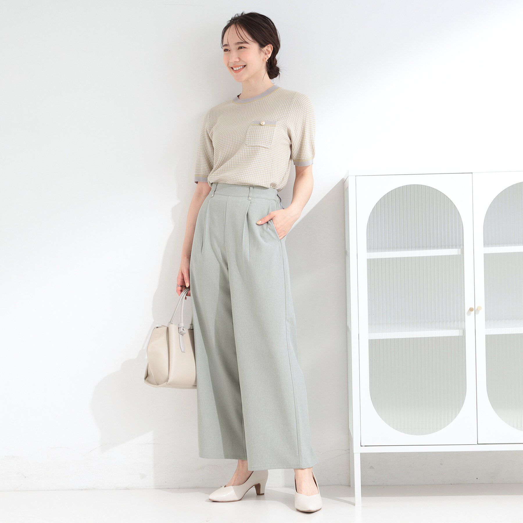 SHOO･LA･RUE「麻調ワイドパンツ」|その他|