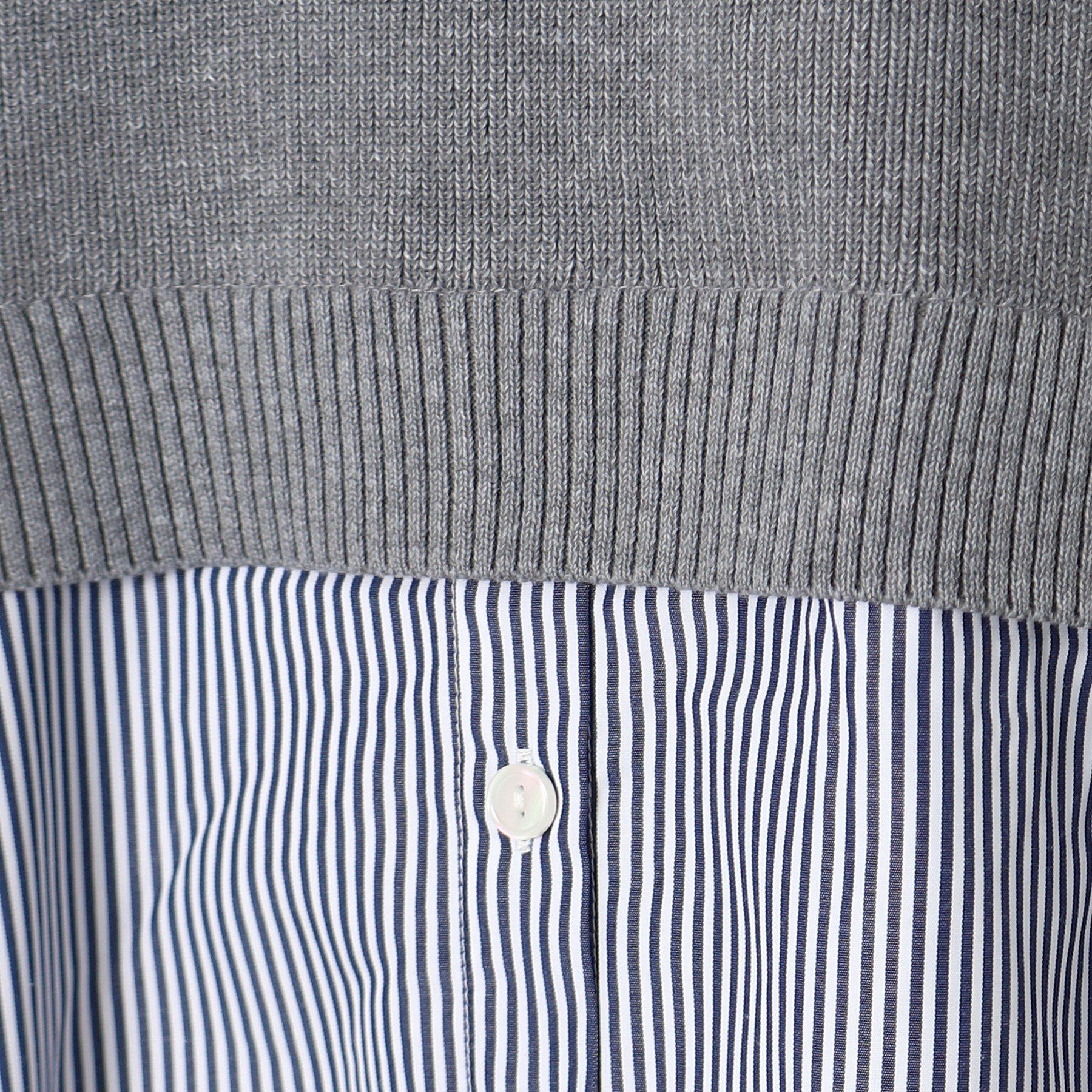 Dessin「【洗える】シャツレイヤード風ニット」|ニット・セーター|