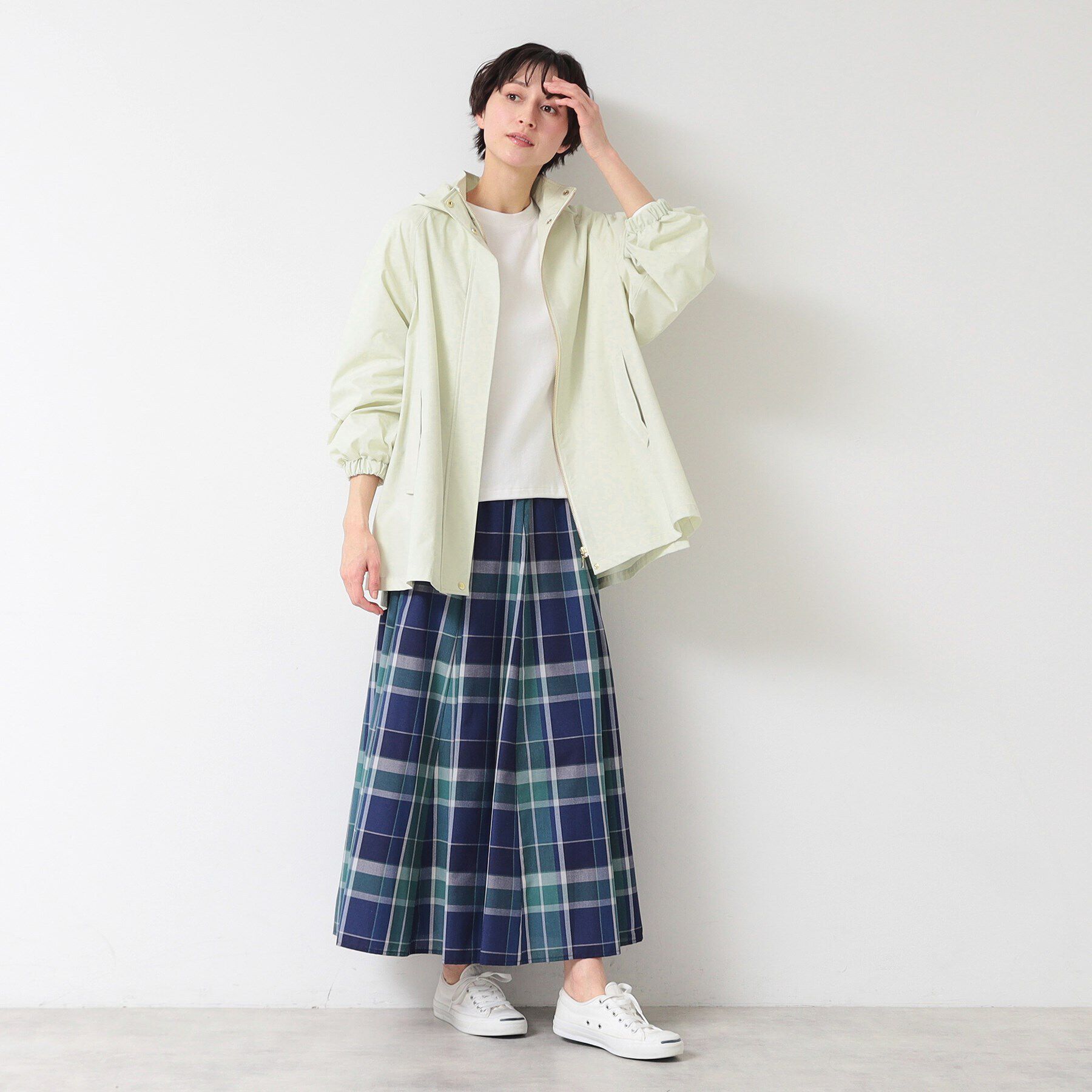 Dessin「テントラインミドル丈マウンテンパーカ（S～L）」|ブルゾン・スタジャン|