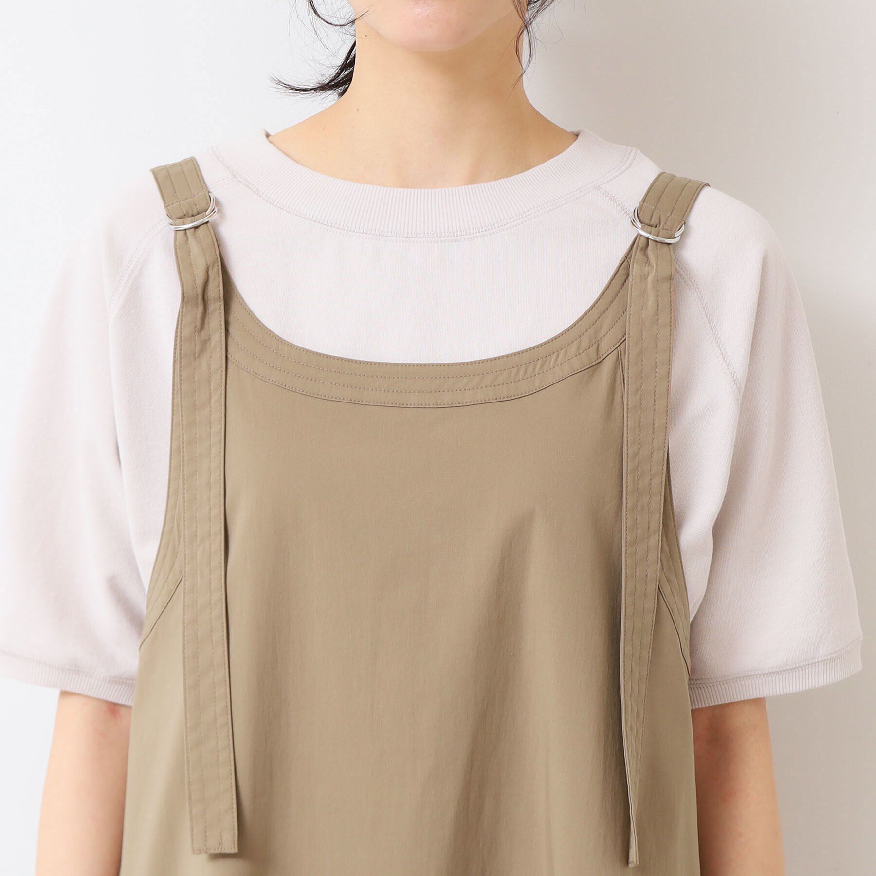 Dessin「【洗える】ベルト付きキャミワンピース」|ワンピース|