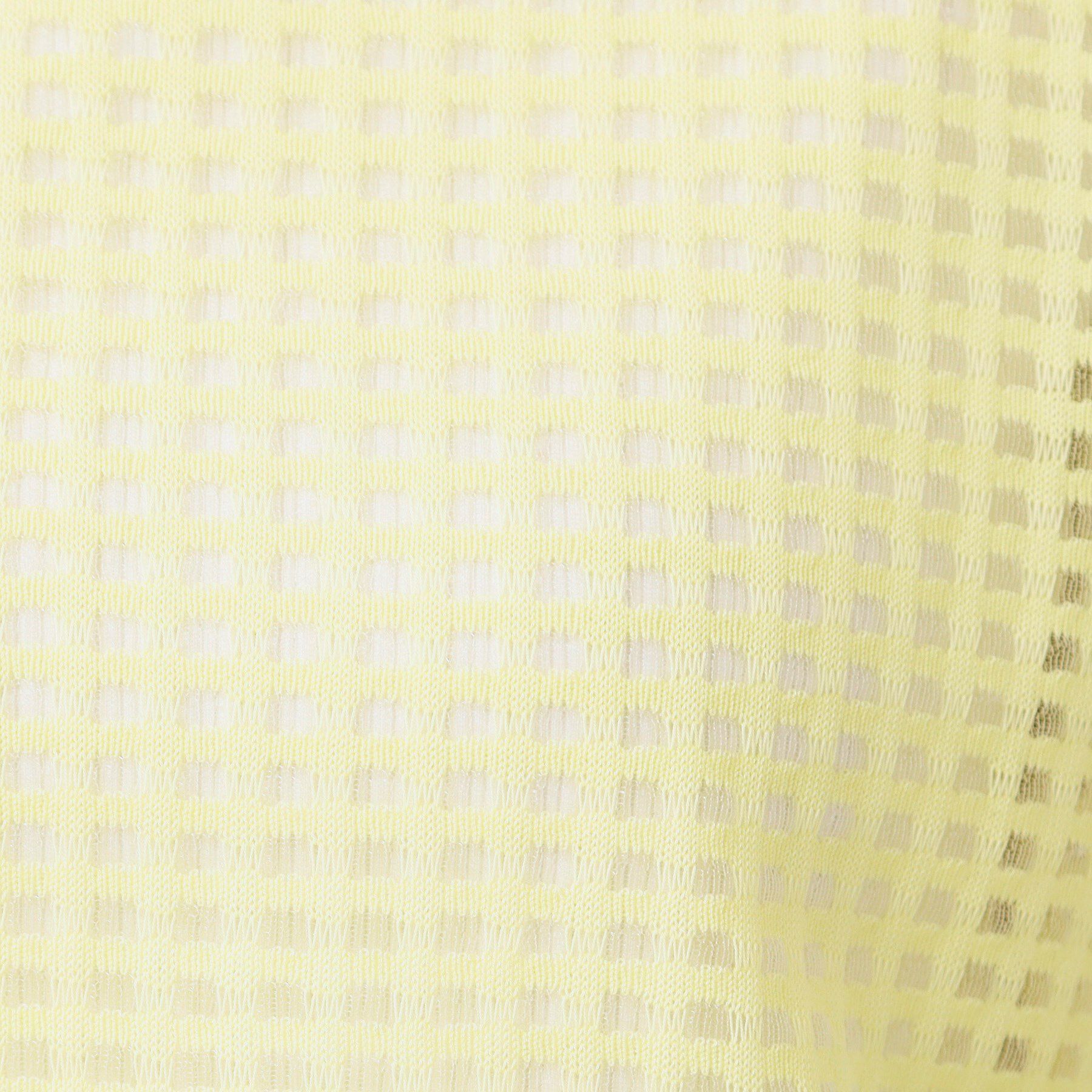 Dessin「【洗える】チェック柄シアーニット」|ニット・セーター|