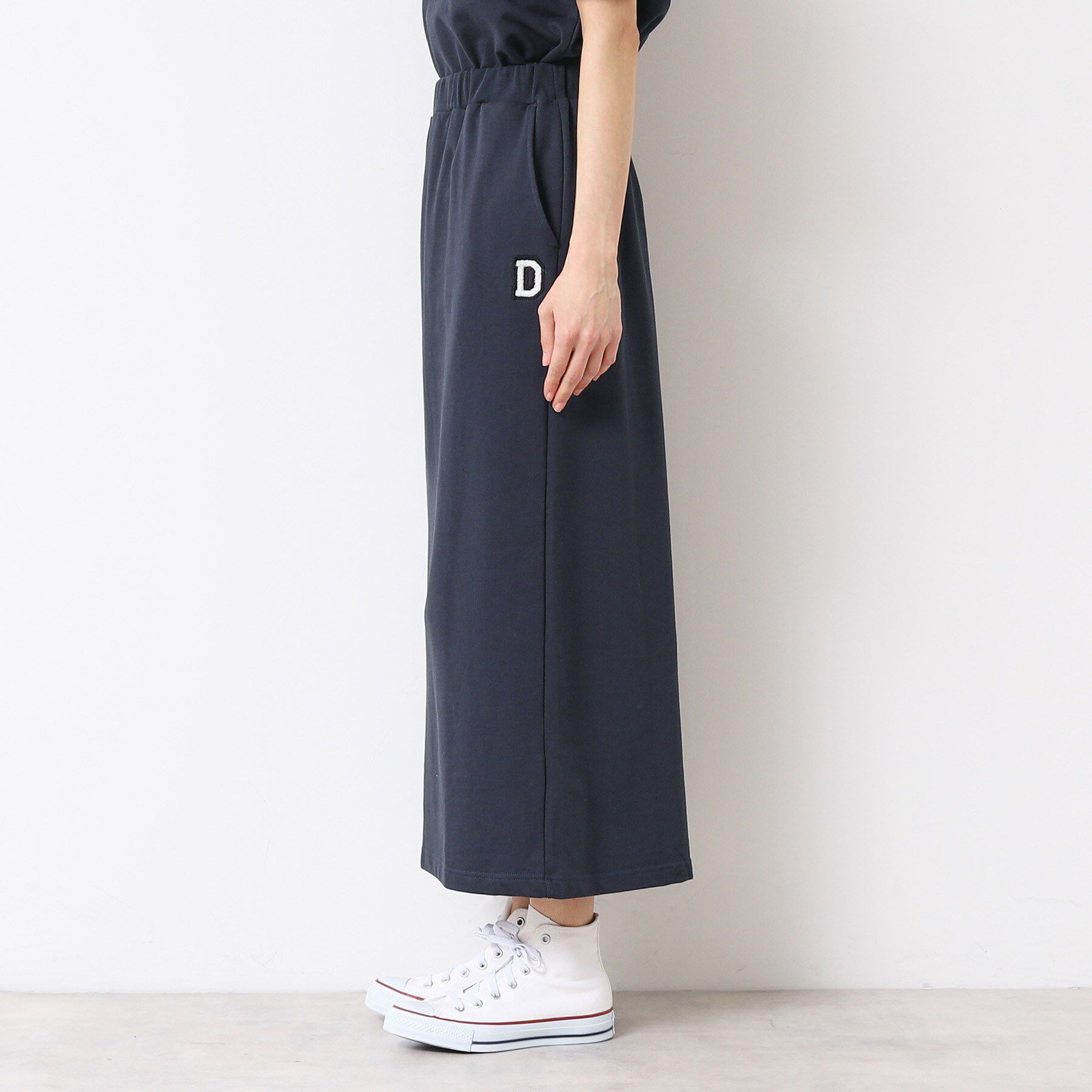 Dessin「【セットアップ可能・ウエストゴム・洗える】ミニ裏毛タイトスカート」|スカート|