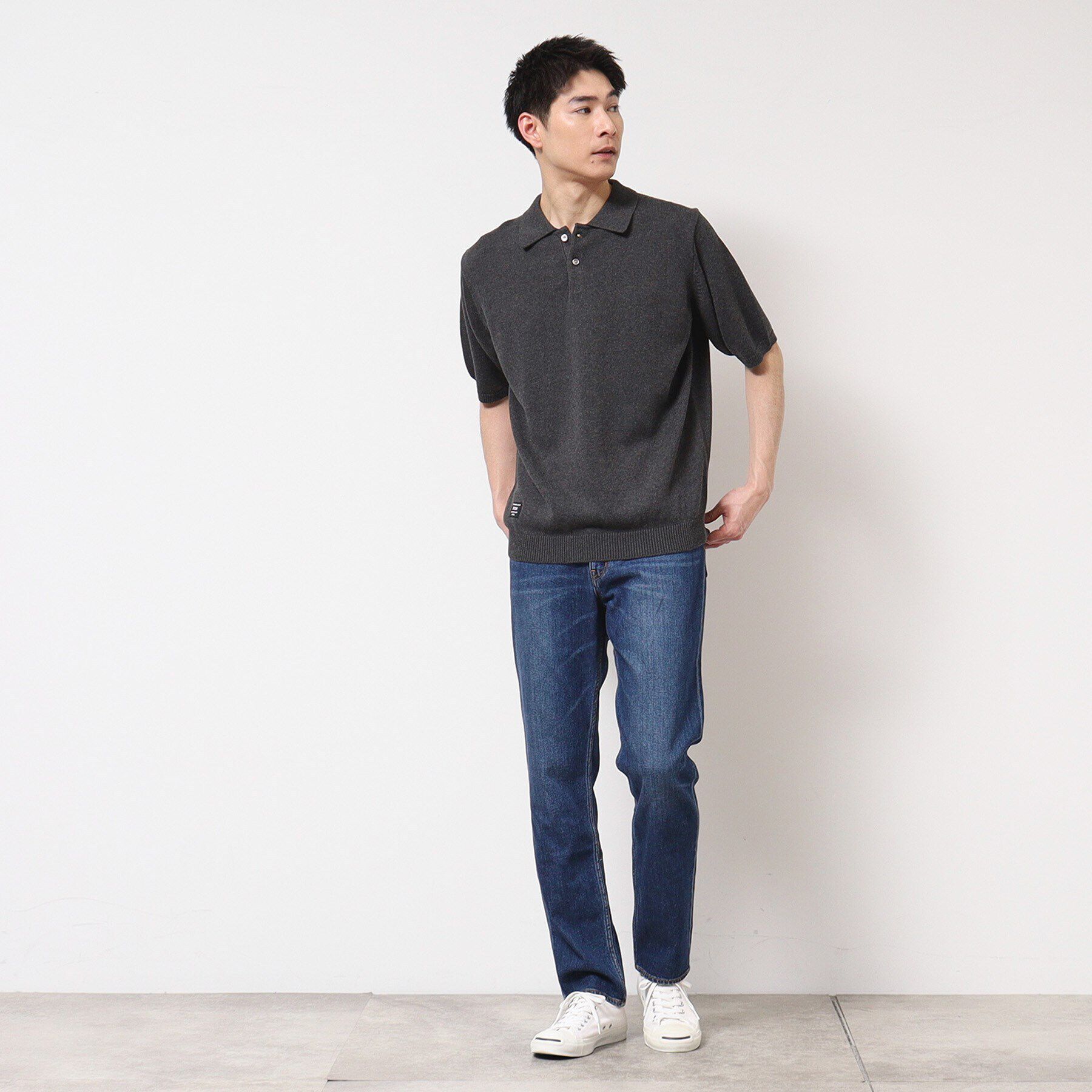 Dessin「【洗える】ニットポロシャツ」|ポロシャツ|