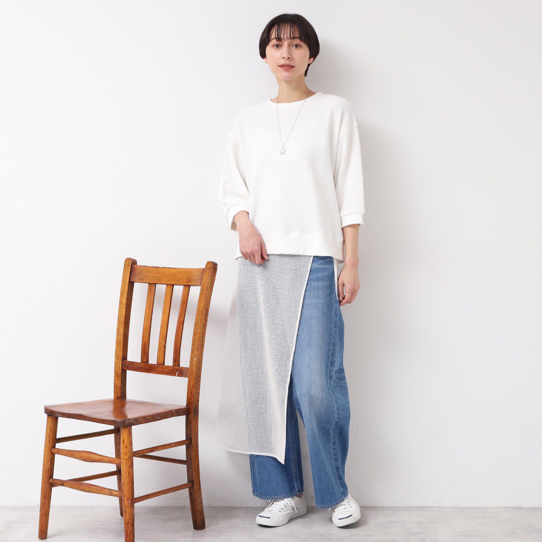 Dessin「【洗える】クルーネックカットソー」|Tシャツ・カットソー|