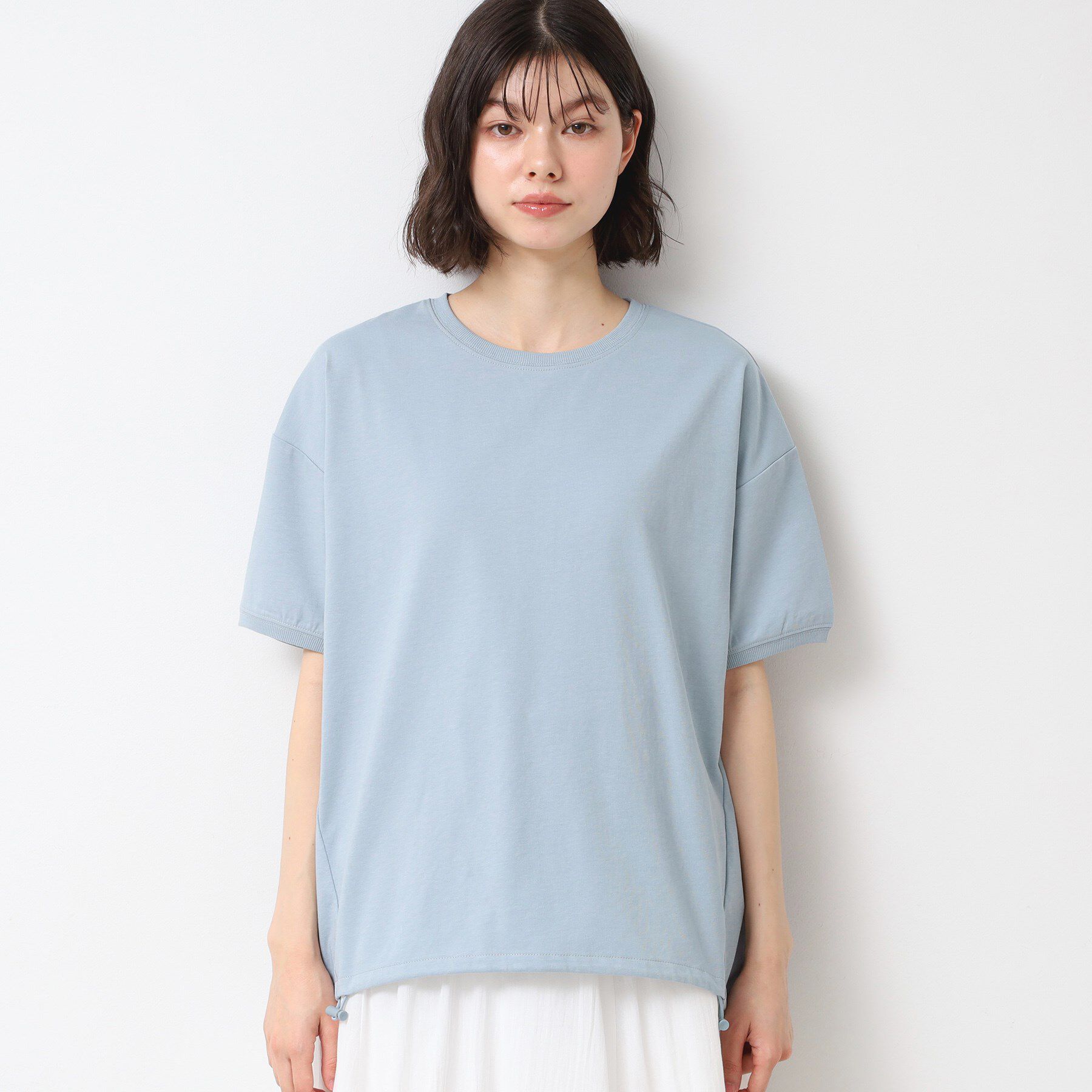 Dessin「【二の腕カバー/接触冷感/UV】ドローコードカットソー（XS～L）」|Tシャツ・カットソー|