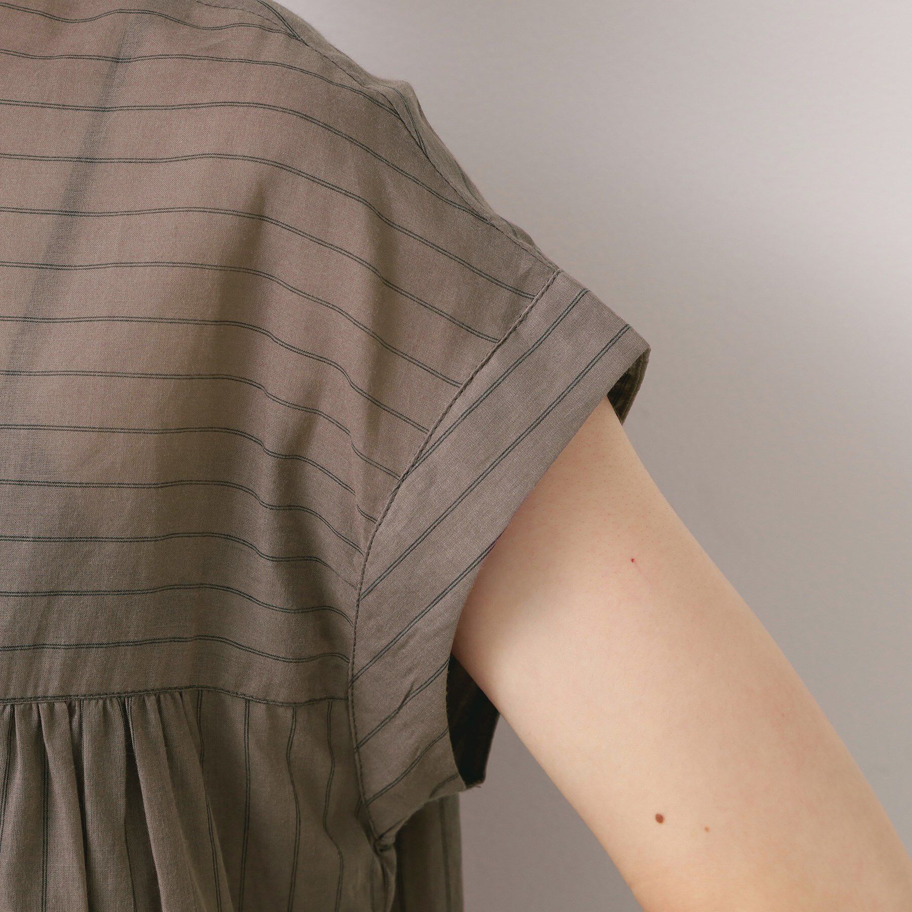 Dessin「【洗える】シアーシャツワンピース」|ワンピース|