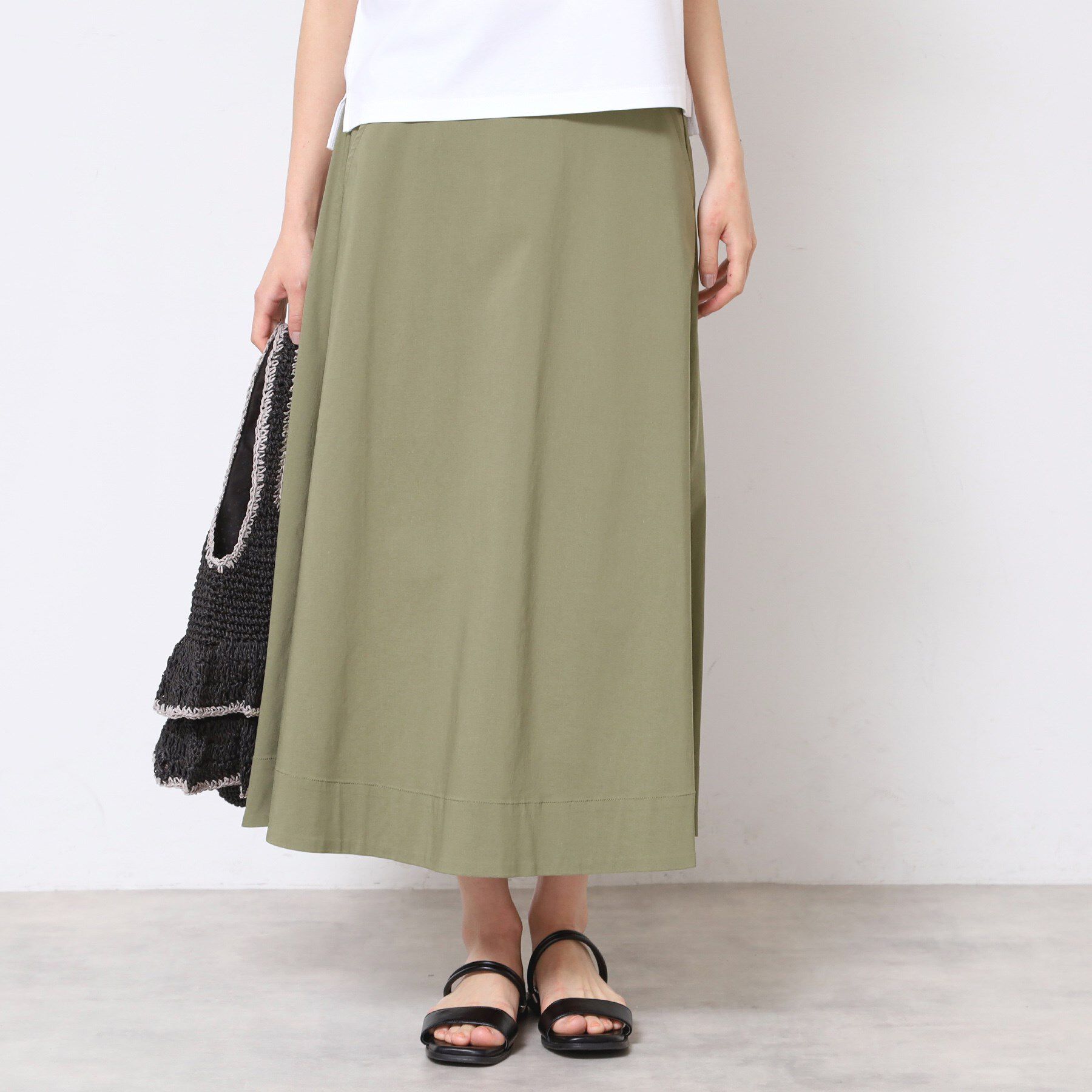 Dessin「【洗える】Aラインストレッチスカート」|スカート|