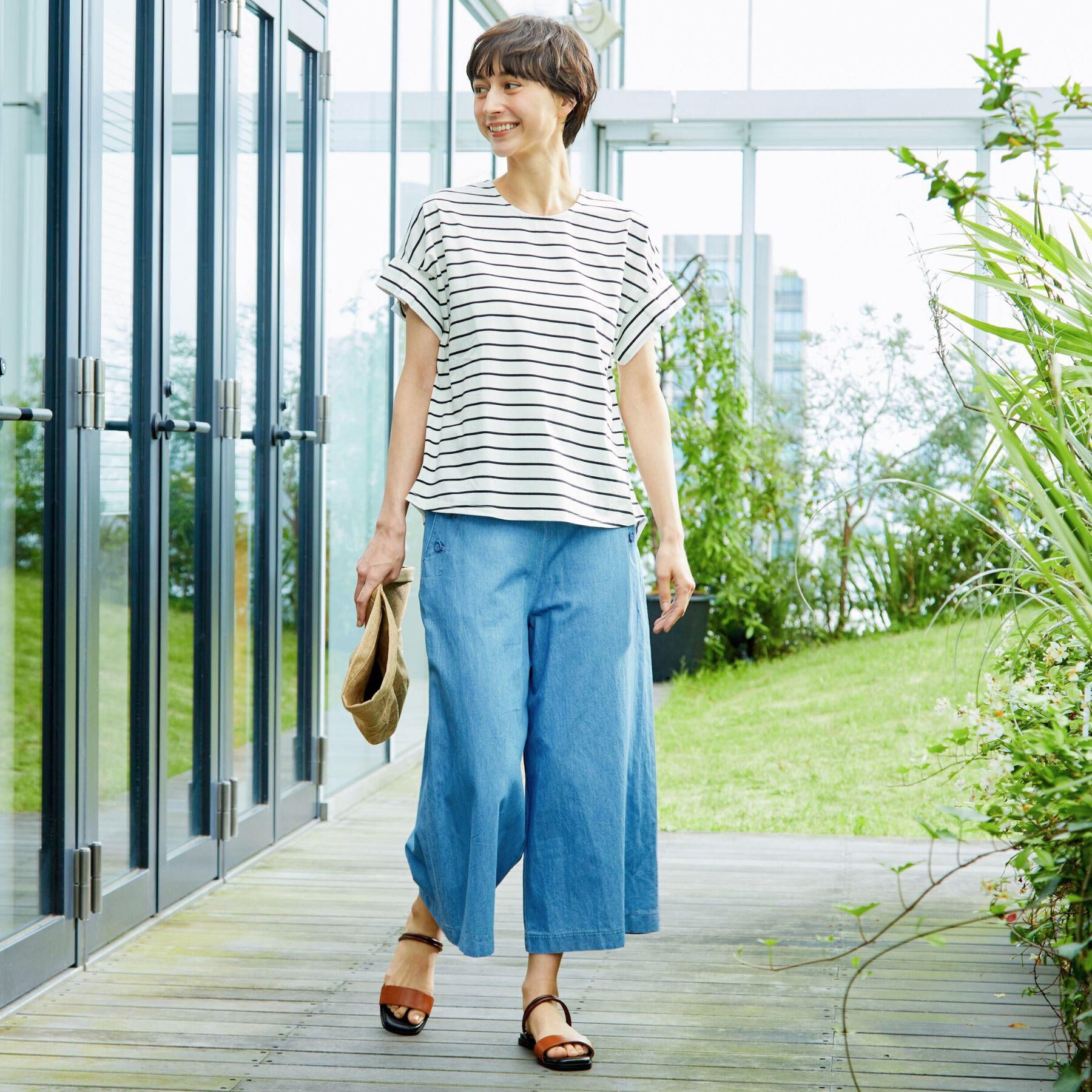 Dessin「【洗える】袖タックデザインカットソー」|Tシャツ・カットソー|