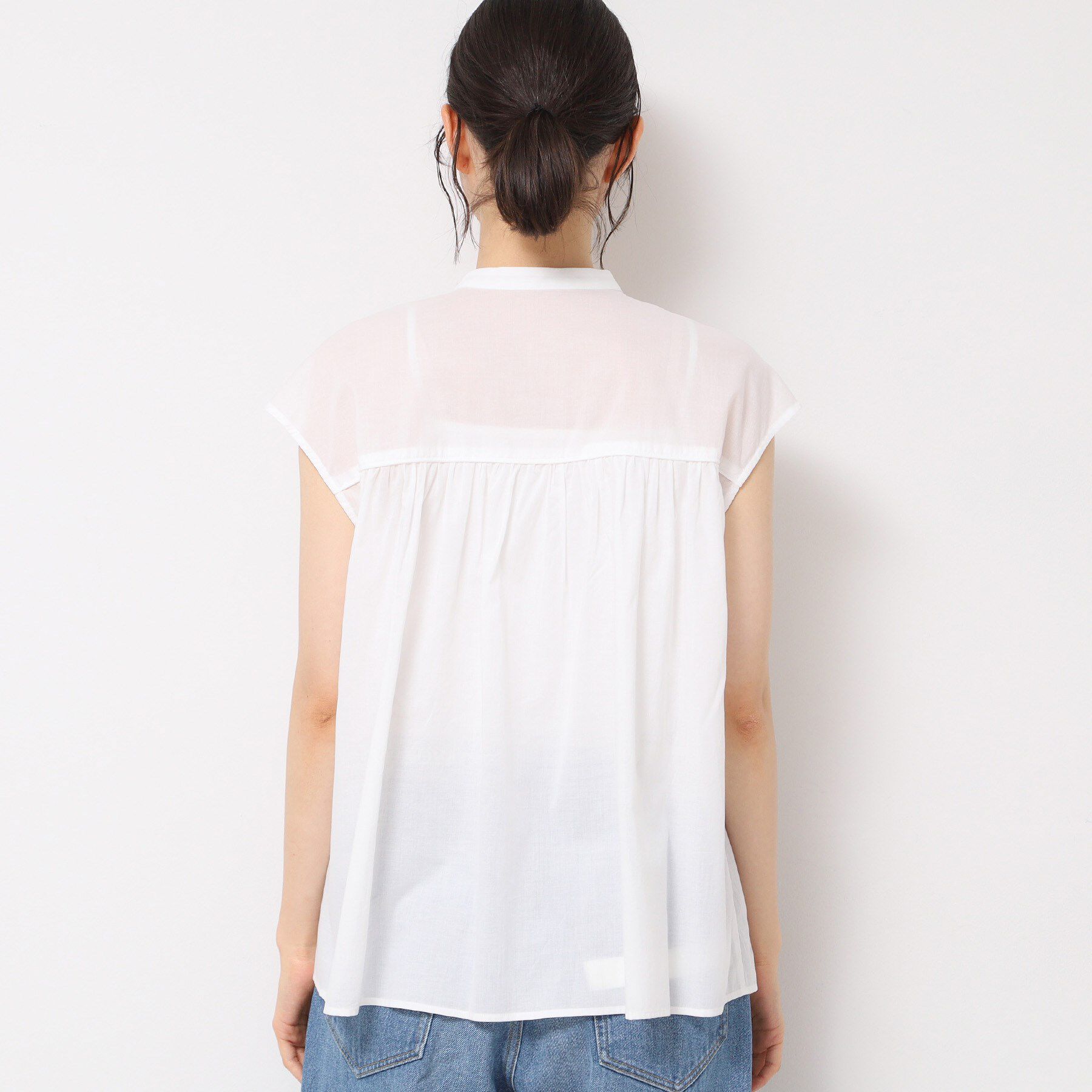 Dessin「【洗える】シャーリングペプラムブラウス」|シャツ・ブラウス|