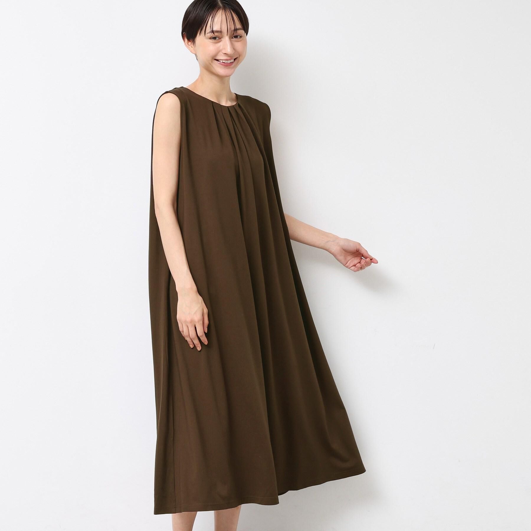 Dessin「【接触冷感】スムースポンチワンピース」|ワンピース|