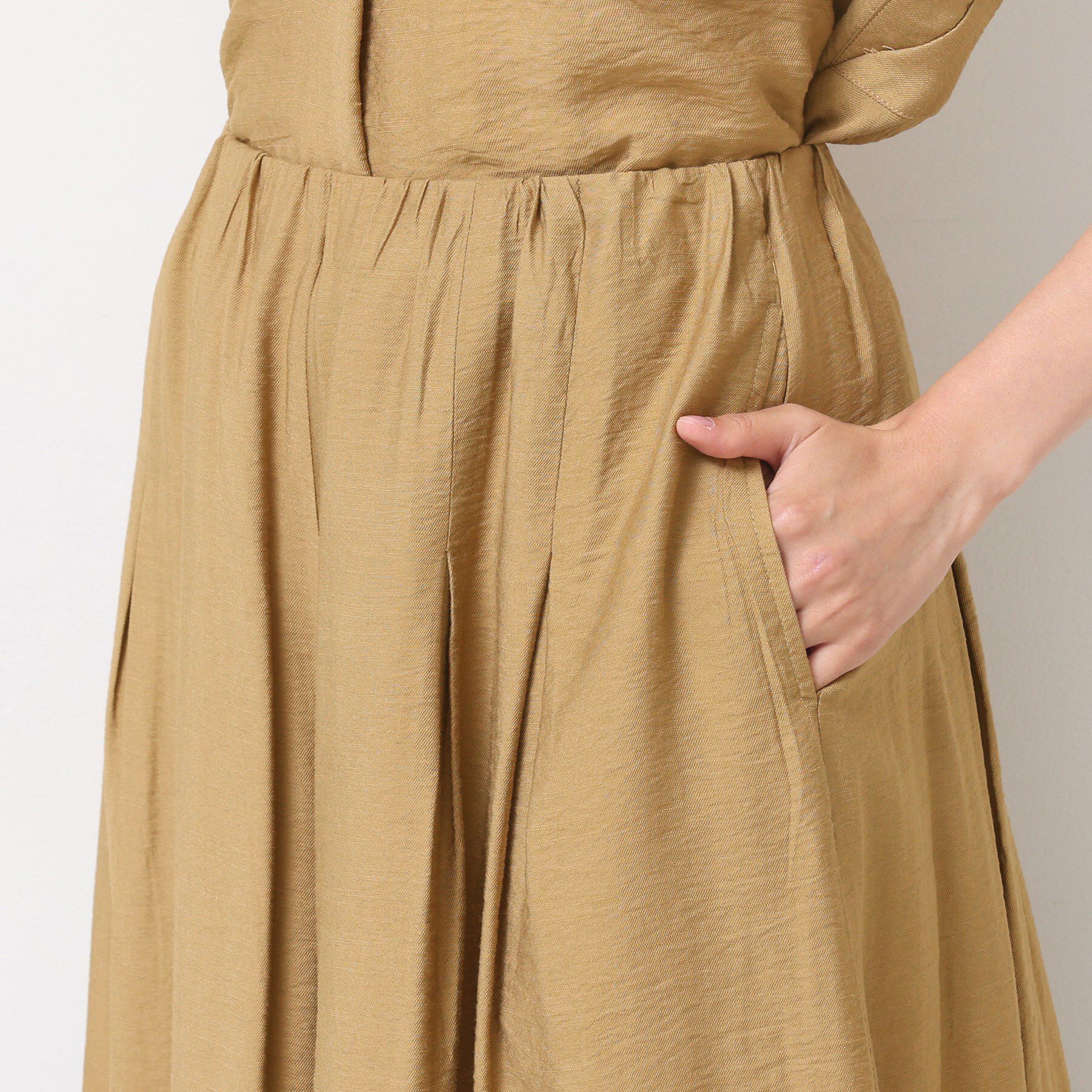 Dessin「【セットアップ可/ウエストゴム/洗える】ドレープワイドパンツ」|その他|