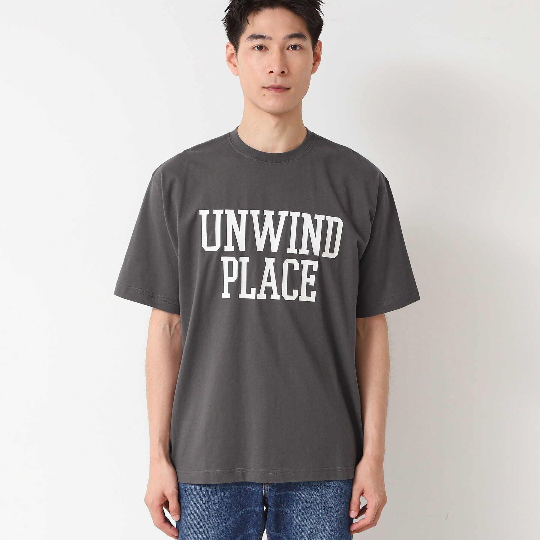 Dessin「【洗える】オーガニックコットン ロゴプリントTシャツ」|Tシャツ・カットソー|