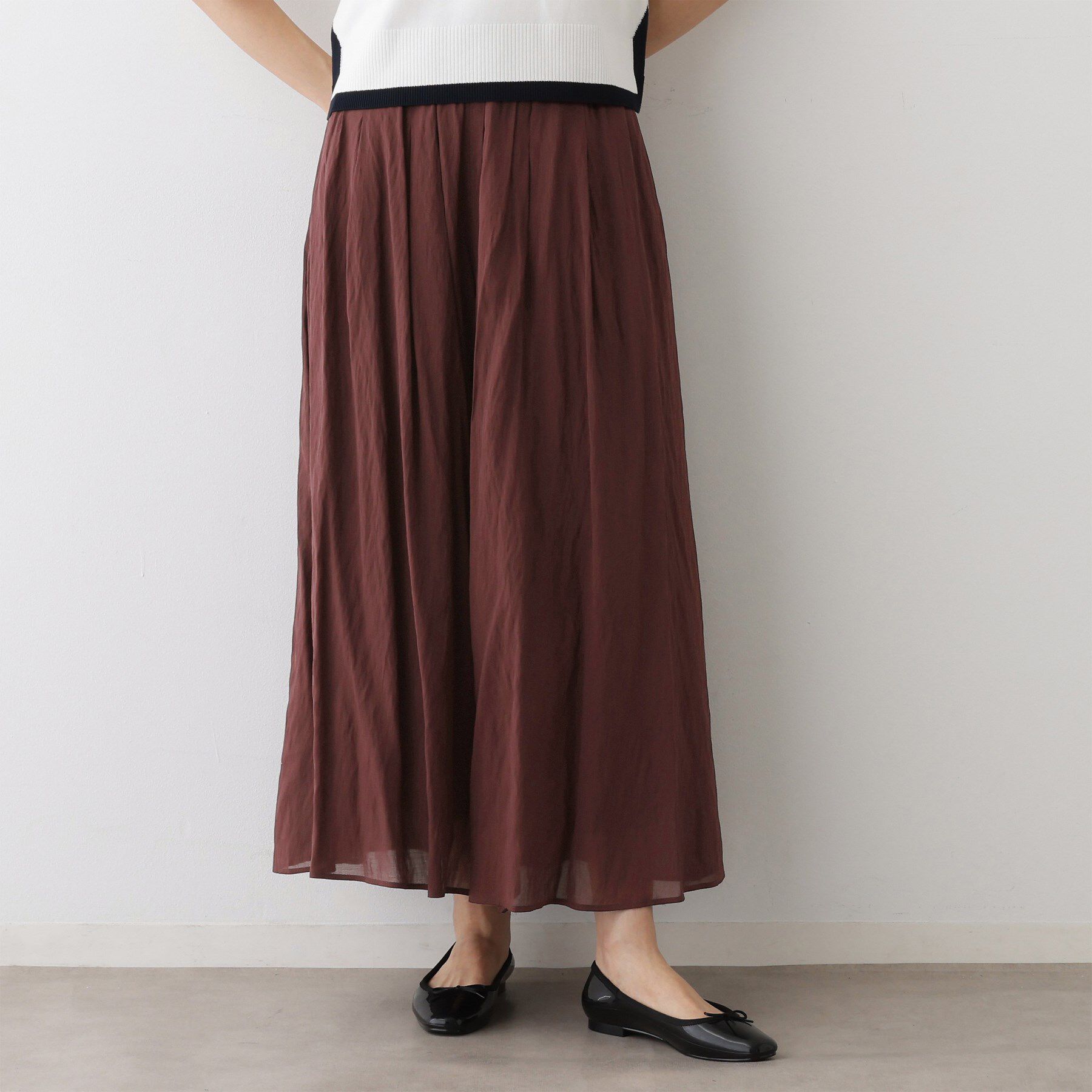 Dessin「【ウエストゴム/洗える】シアーエアリーパンツ」|その他|