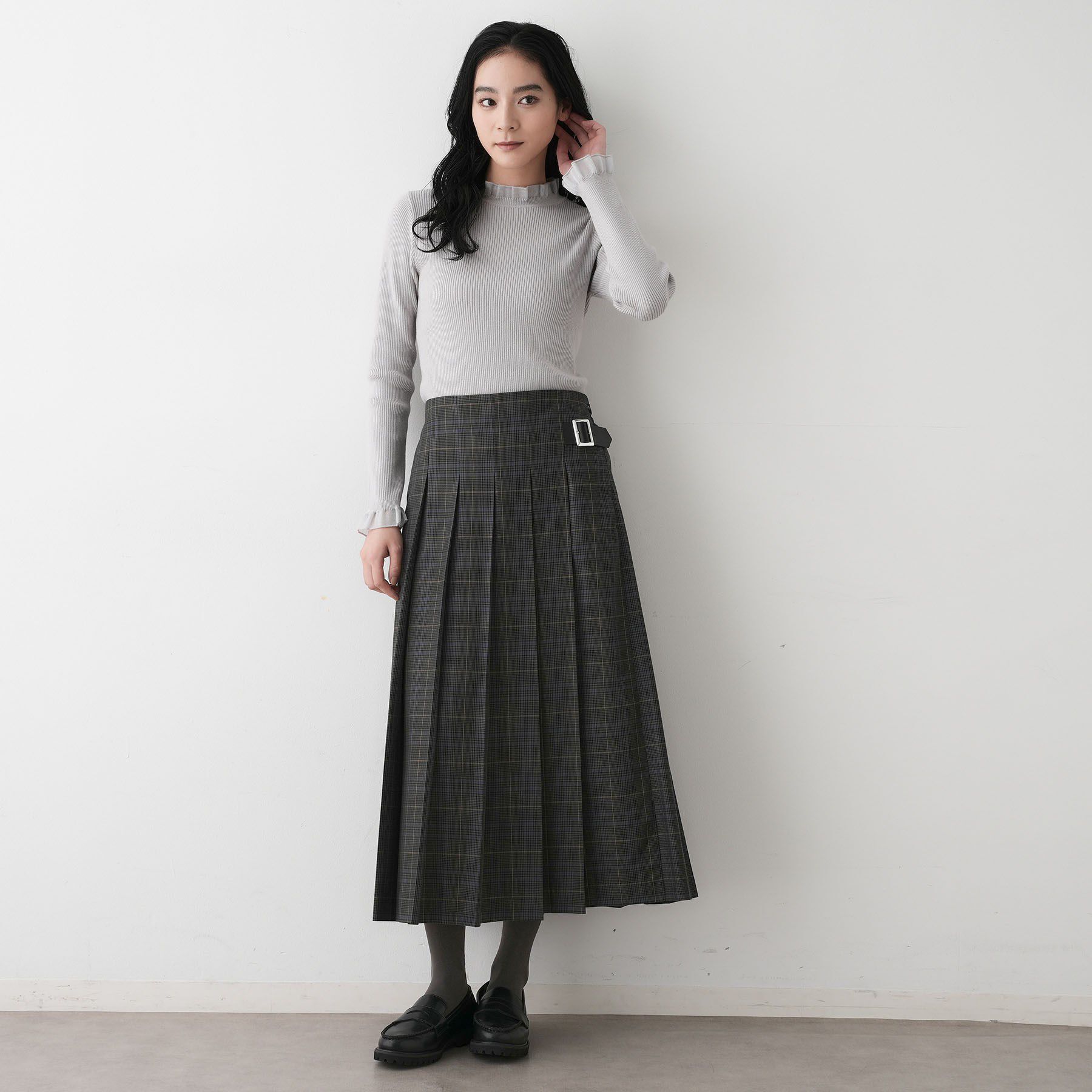 Dessin「【洗える】ワイドプリーツスカート」|スカート|