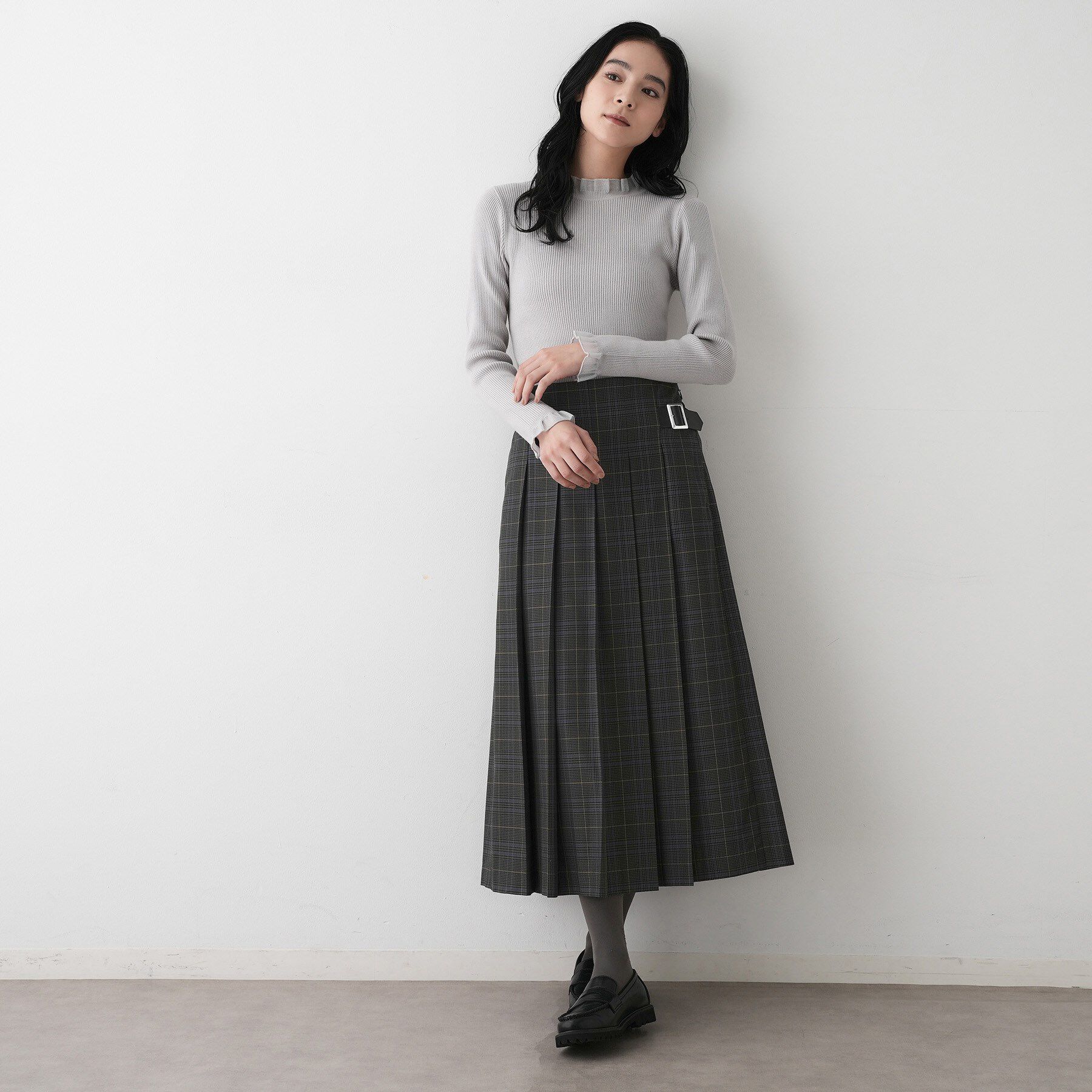 Dessin「【洗える】ワイドプリーツスカート」|スカート|